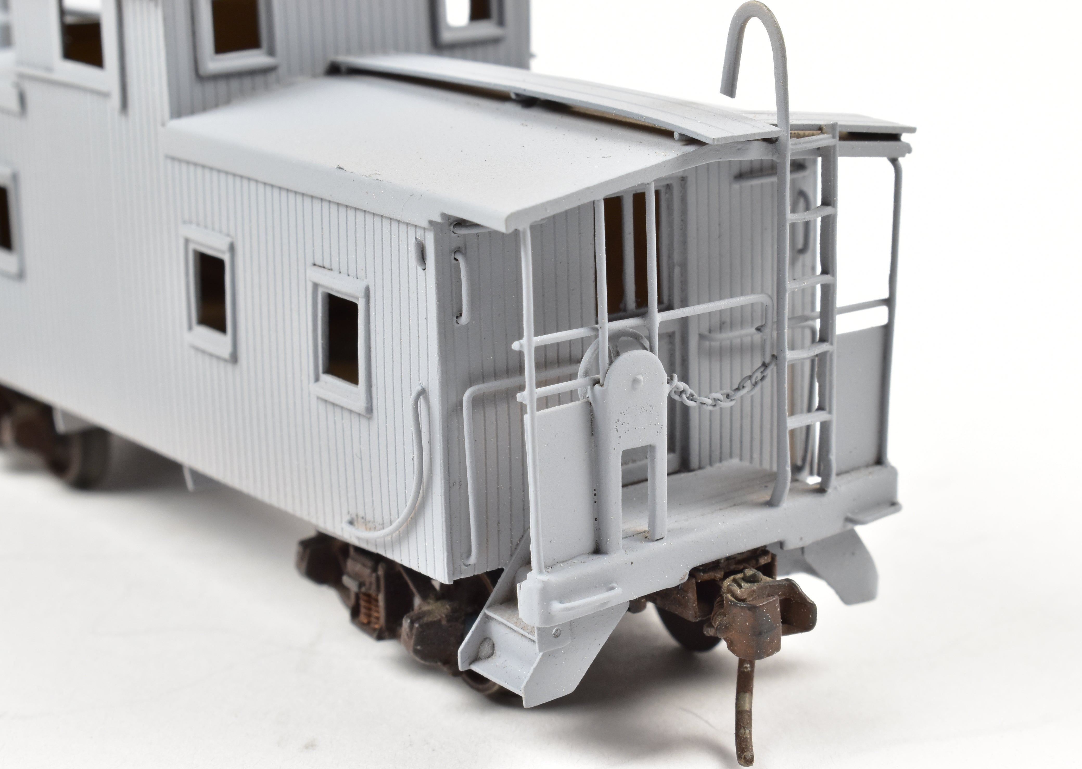 HO Scale Brass Hallmark GM&O Gulf Mobile & Ohio Partially Painted Wood Caboose