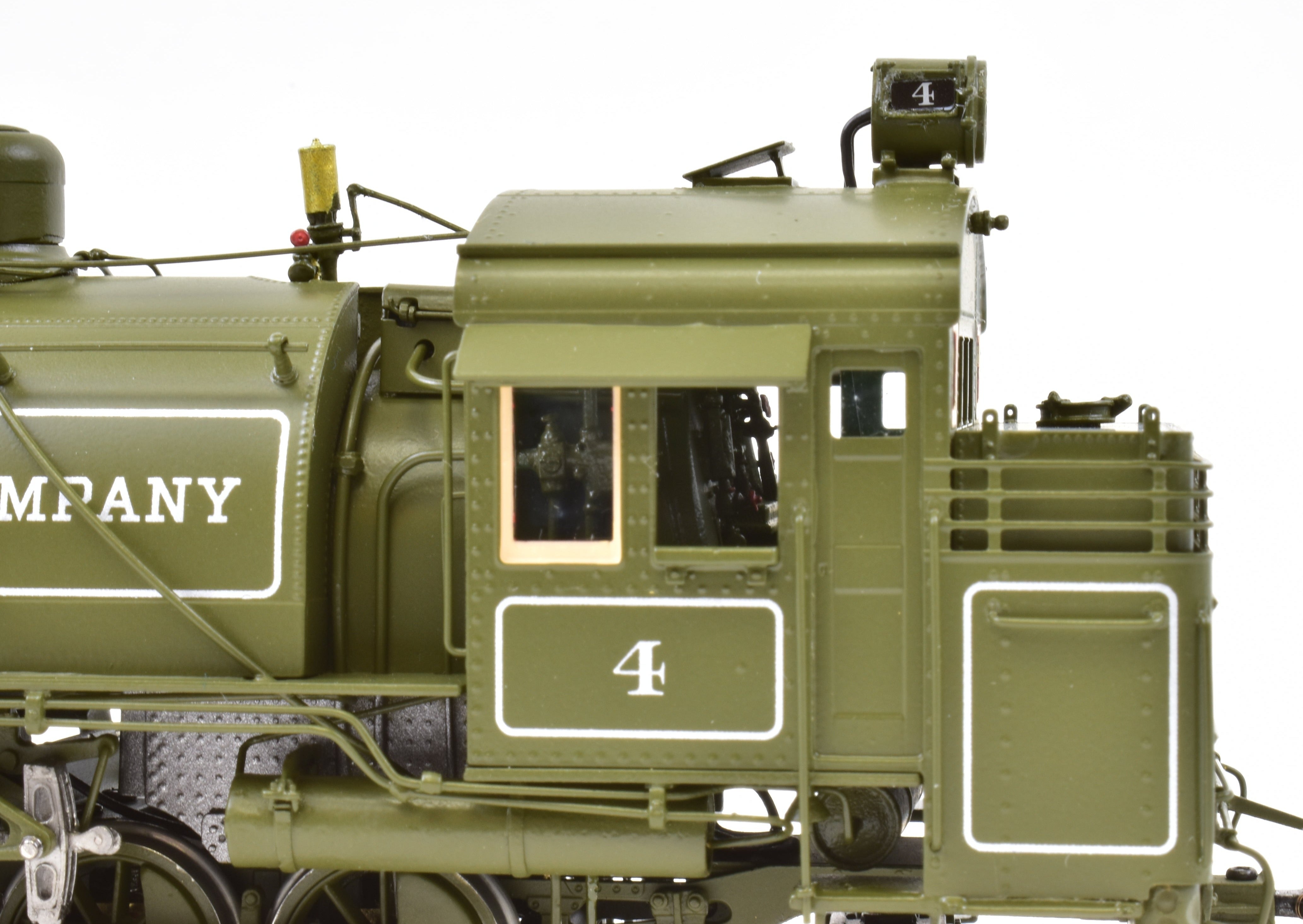 HO Scale NEW Brass DVP - Division Point Saginaw Timber Company #4 2-6-6-2T Baldwin Logging Mallet Locomotive Model - The Last One Available