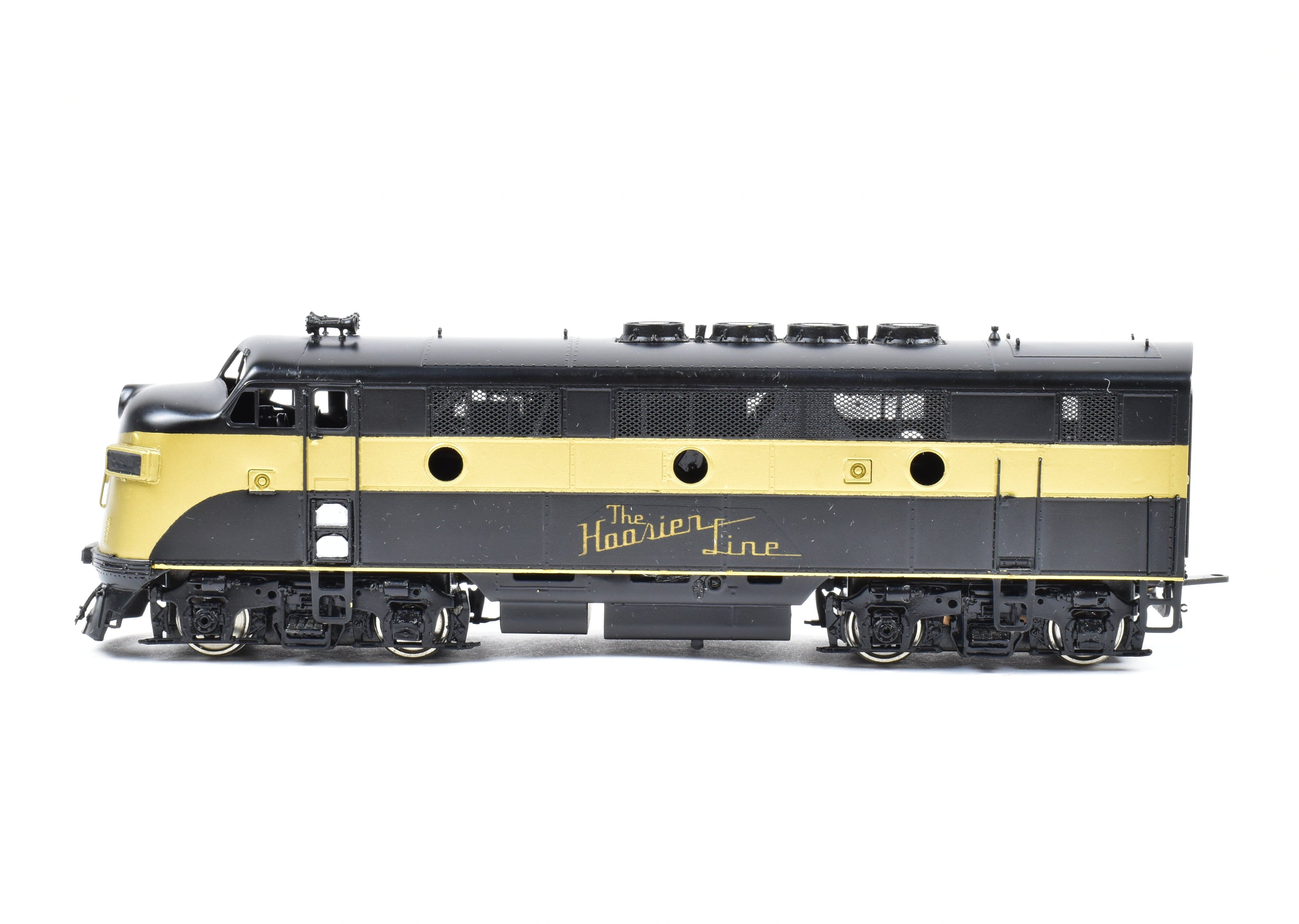 HO Brass Oriental Limited CIL Monon EMD F3A PH II Factory Painted in Elegant Black and Gold