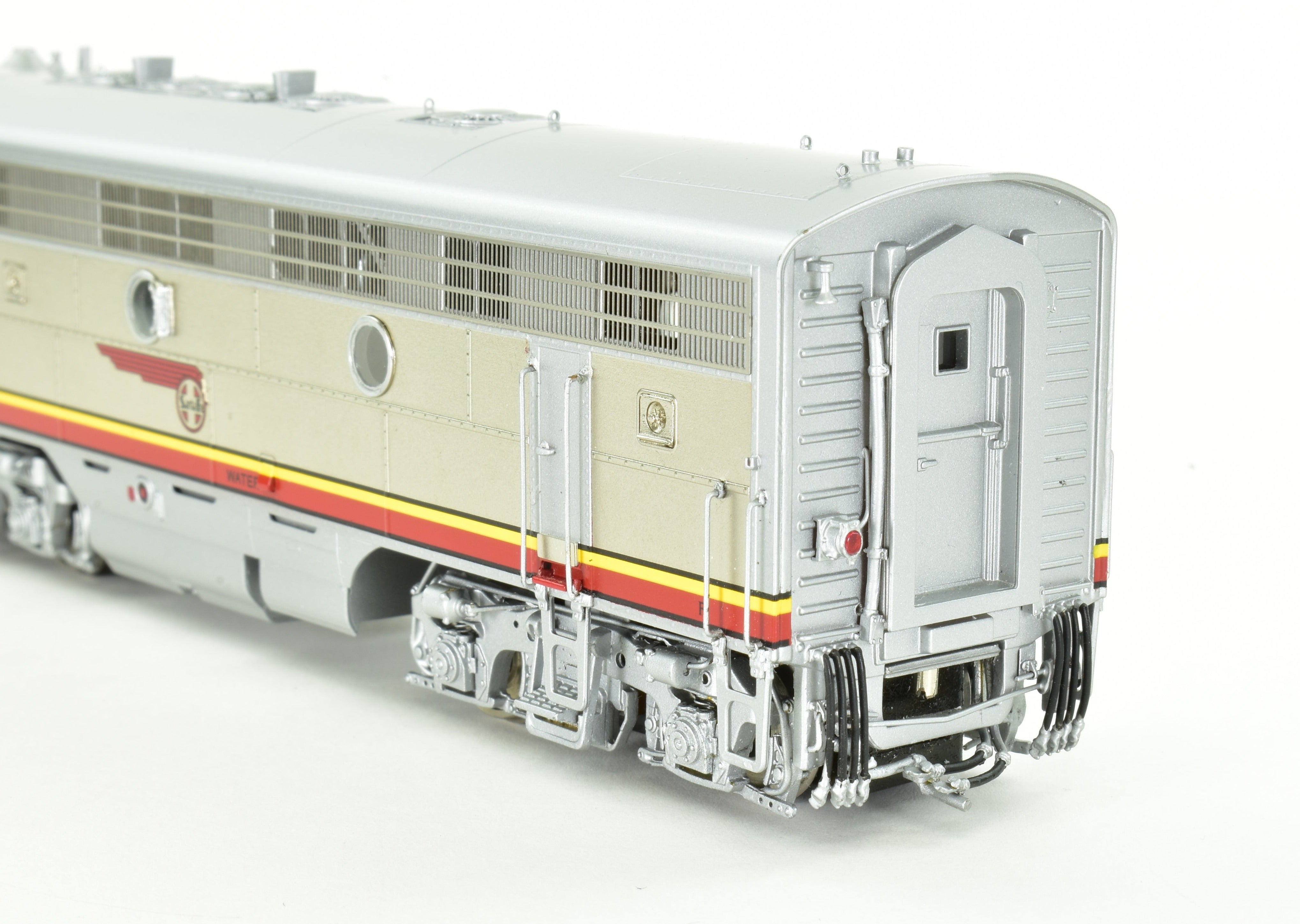 High - Quality HO Scale Brass Diesel Locomotive CON CIL - Challenger Imports ATSF Santa Fe Passenger Service EMD F7 A/B/B/A Set with Factory Painting and Plating