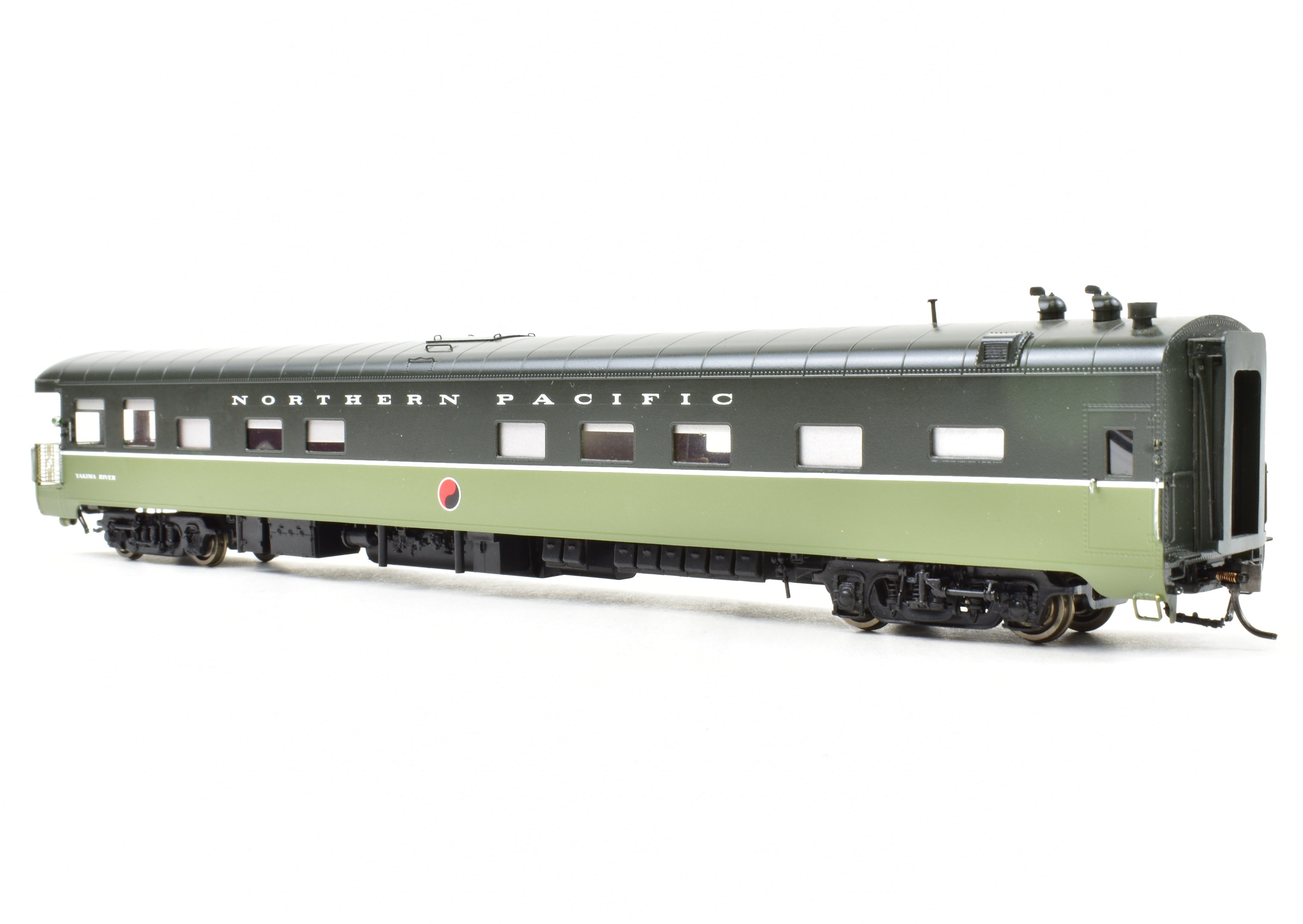 HO Brass Northern Pacific Business Car Yakima River by W&R Enterprises, Custom Painted