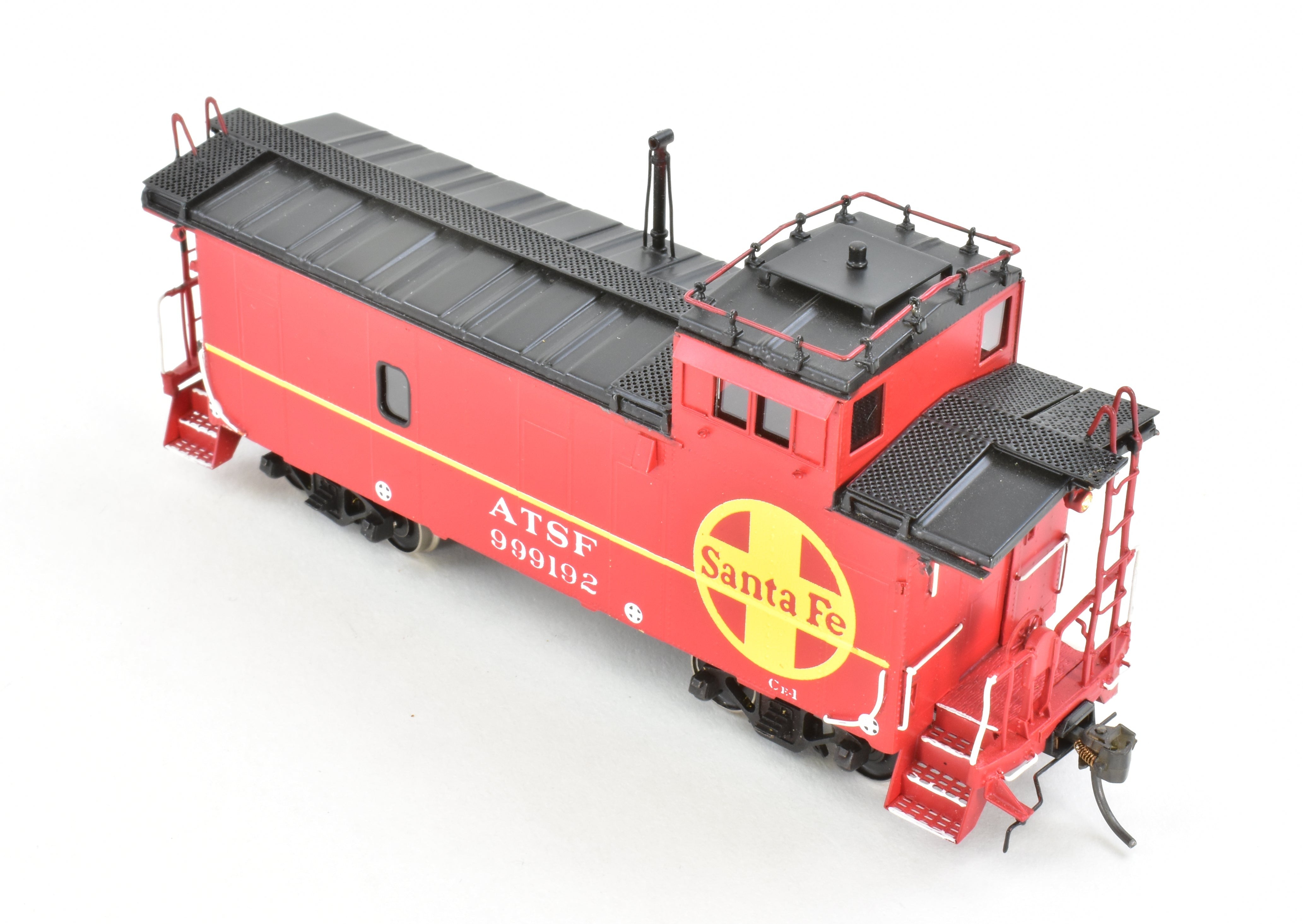 HO Scale Brass CIL Santa Fe Caboose - Challenger Imports AT & SF Class CE - 1 FP Model No. 999192, a Collectible Railroad Item