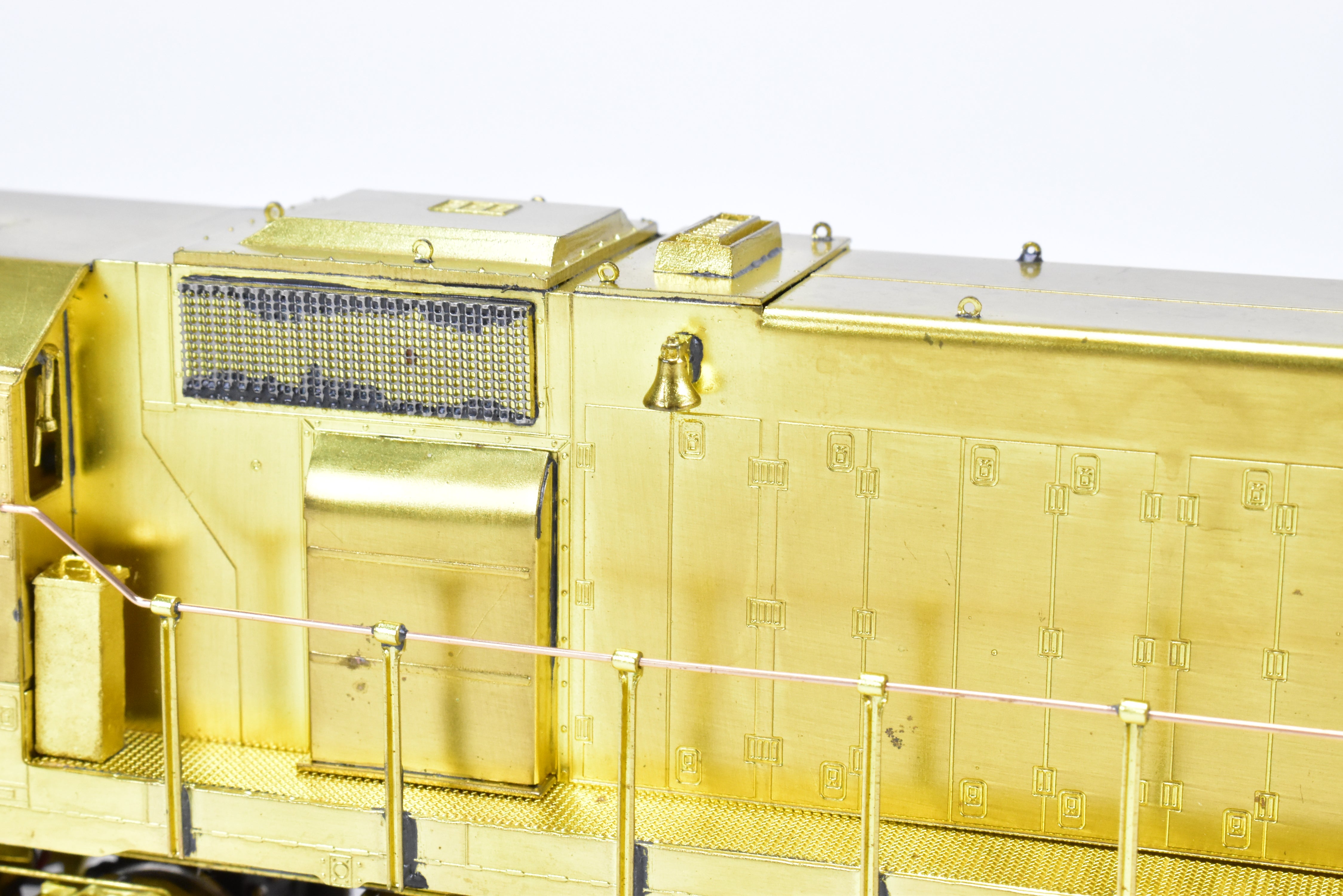 HO Scale Brass Model Train - Overland Models Inc. (OMI) Missouri Pacific EMD SD40-2 Locomotive without Dynamic Brakes and with Early Radiator Screens