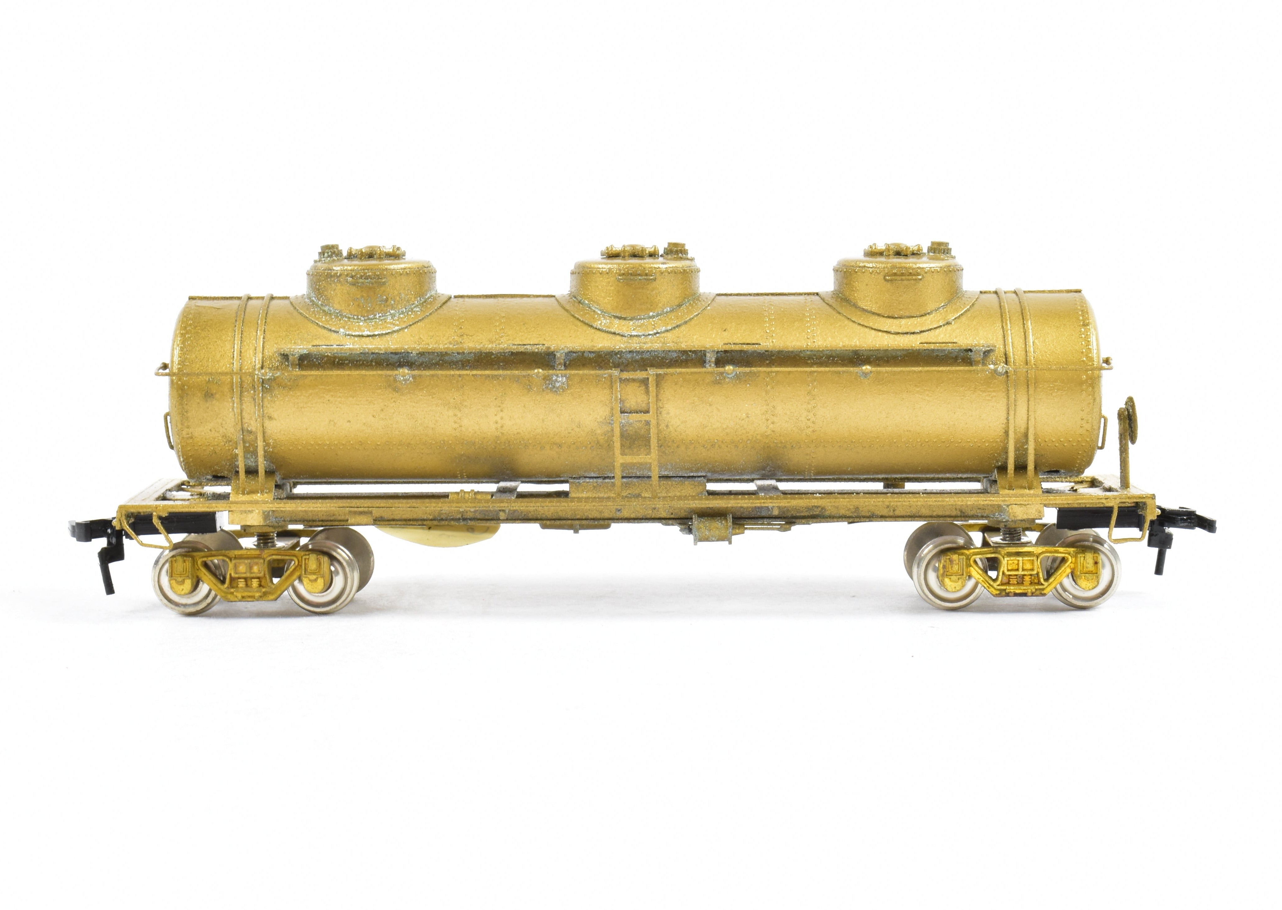HO Scale Brass Gem Models 42-Foot 3-Dome Tank Car for Model Railroads - Various Road Versions