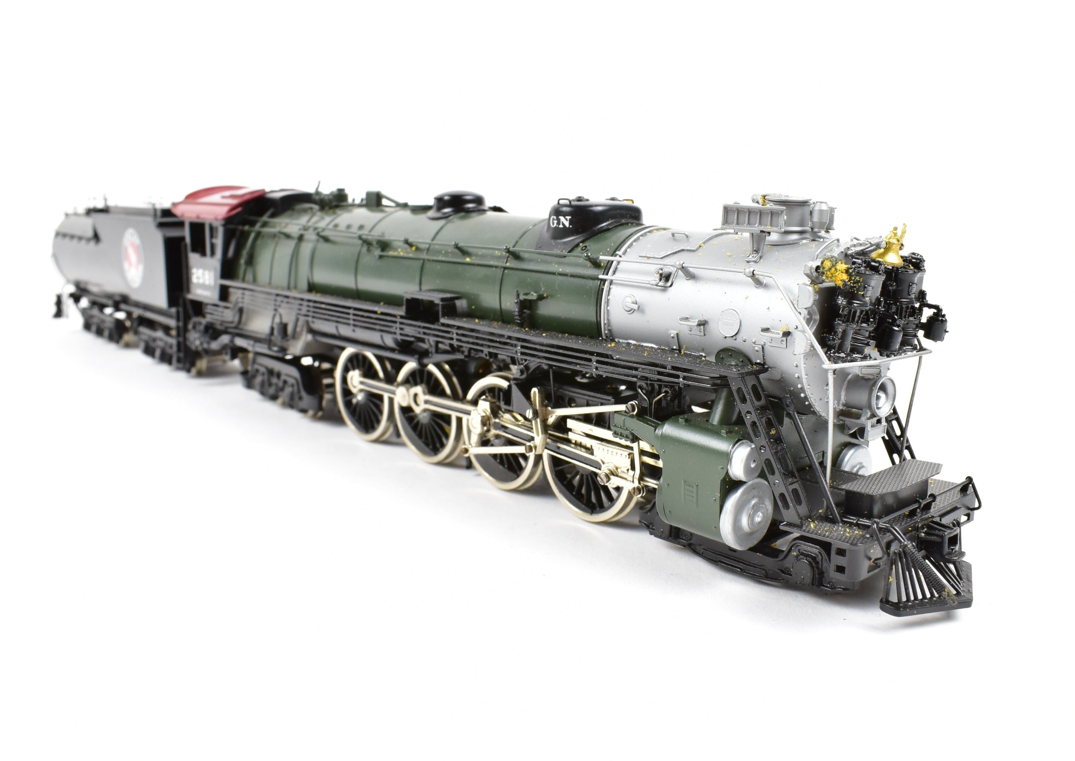 HO Brass Tenshodo Great Northern 4-8-4 S-2 Class Factory Painted Crown Model