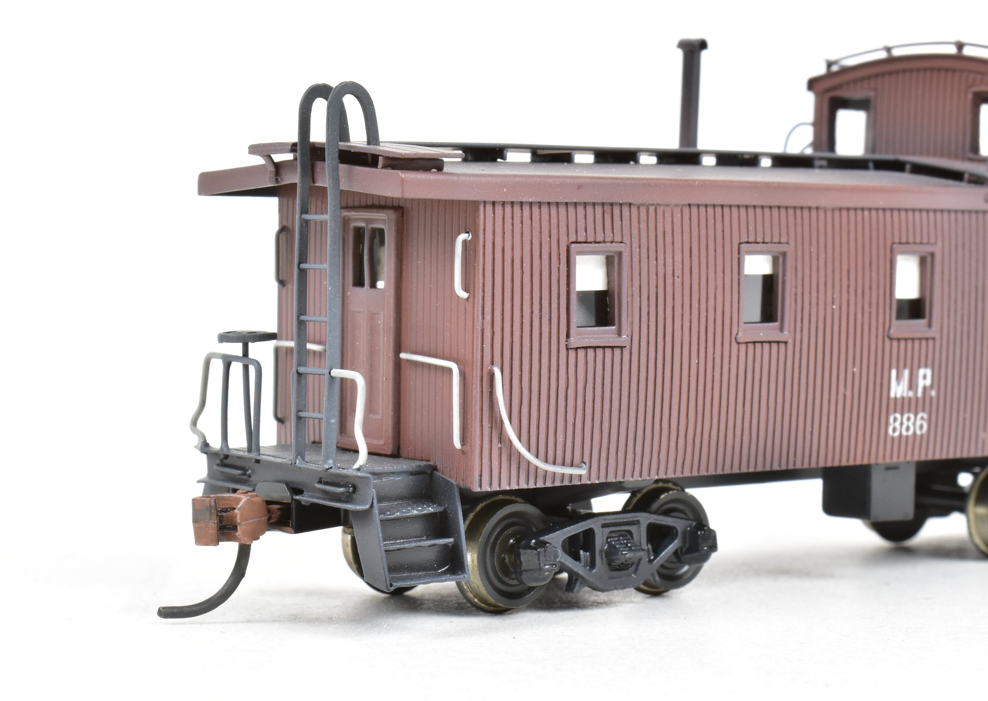 HO Brass Hallmark Missouri Pacific Custom Painted Wood Sheathed Caboose No. 886
