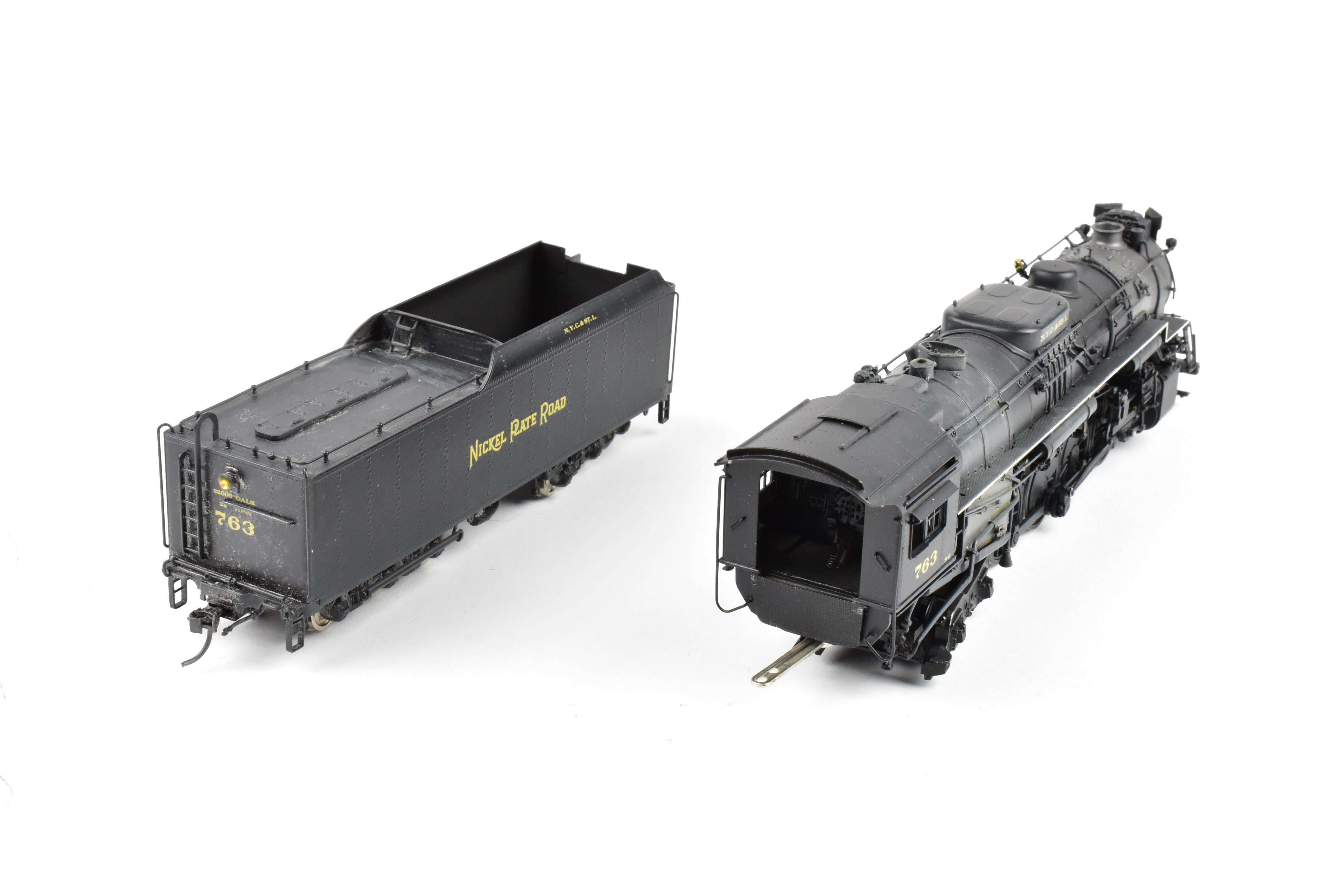 HO Brass Key Imports NKP Nickel Plate Road Weathered S-2/3 Class 2-8-4 Berkshire CP Model