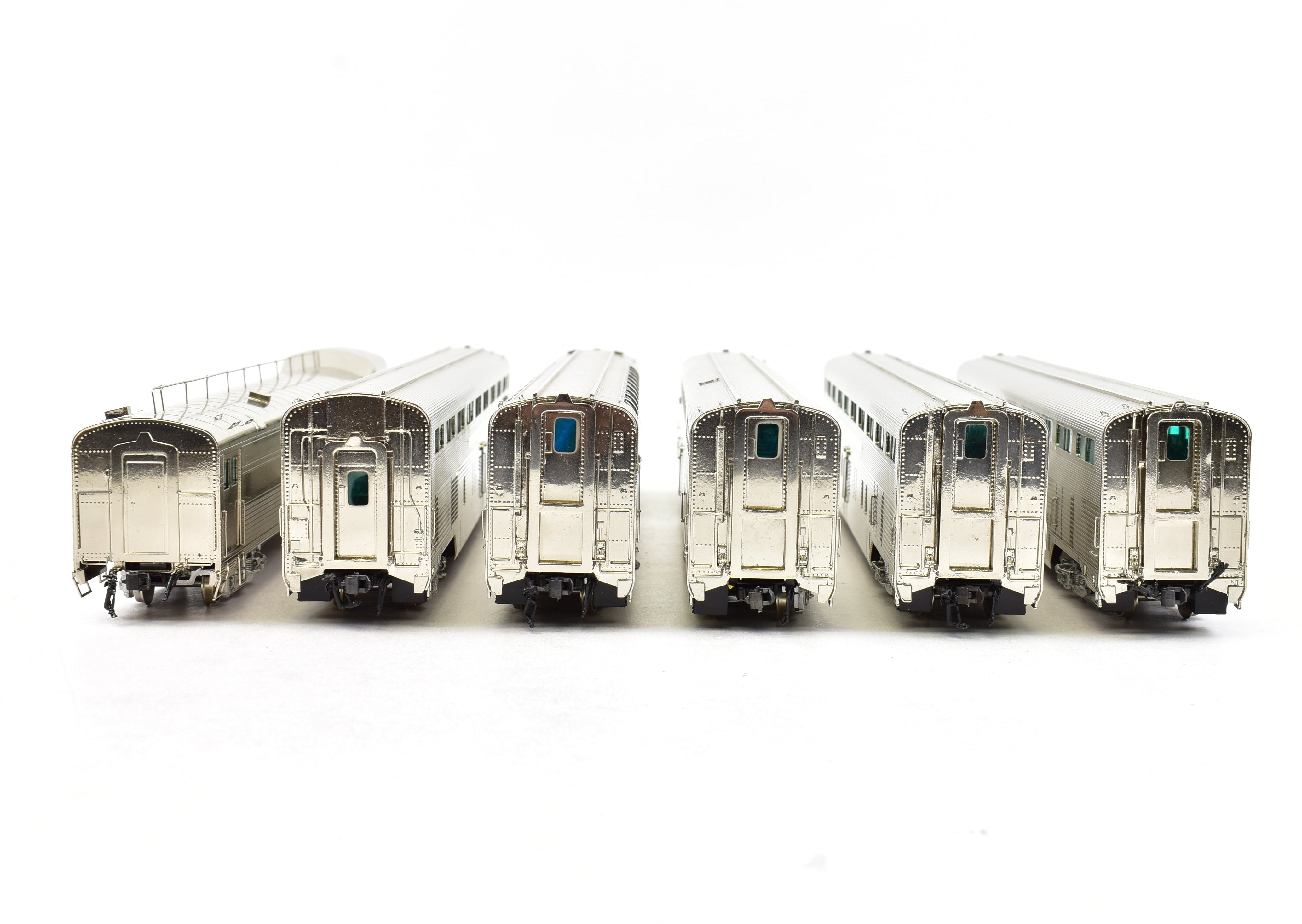 HO Brass CON Hallmark Models ATSF Santa Fe High-Level 6-Car Super Crown Special Revised Set