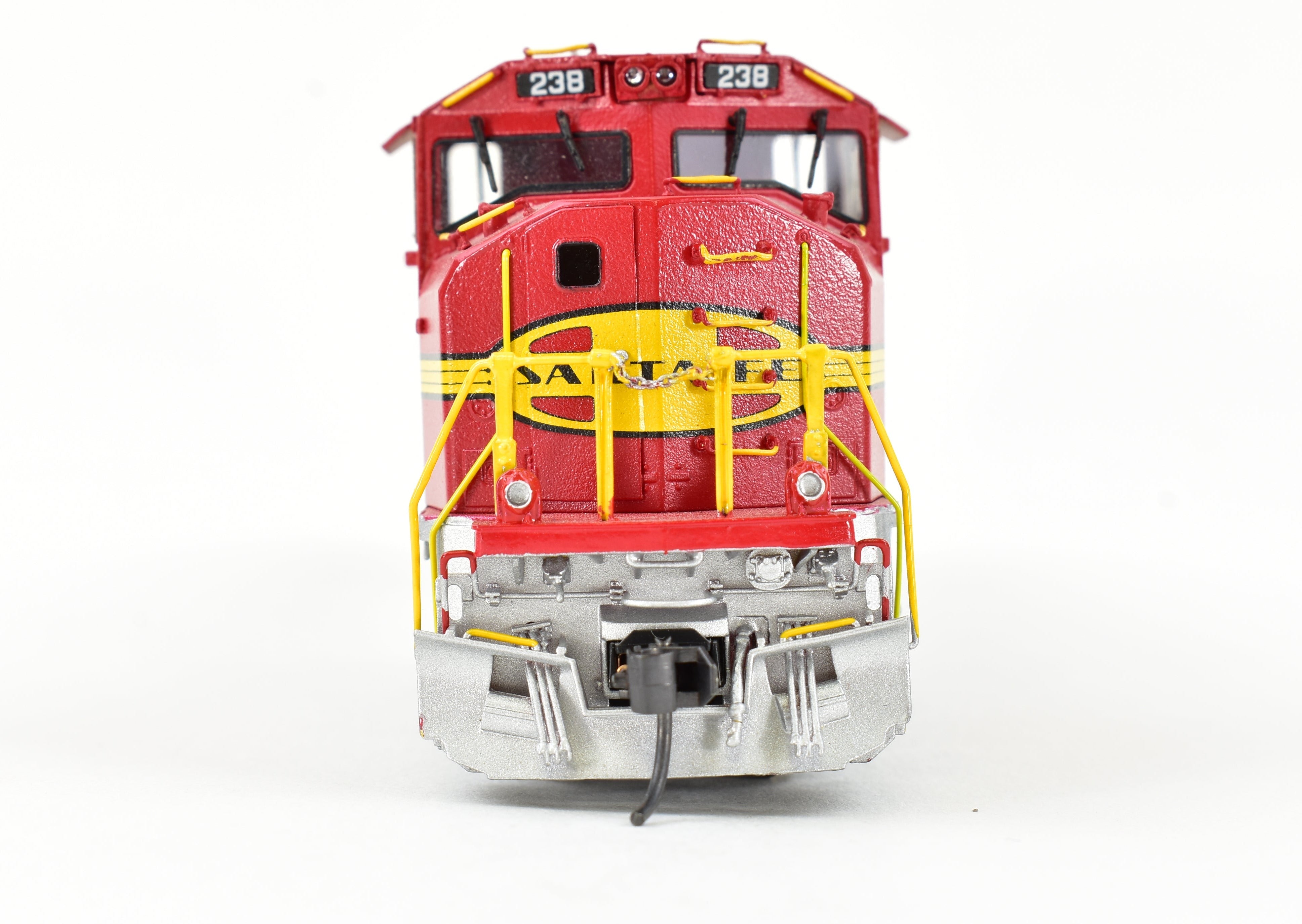 HO Scale Brass Locomotive - Overland Models, Inc. ATSF - Santa Fe EMD SD75M FP, Factory-Painted and Lettered No. 238
