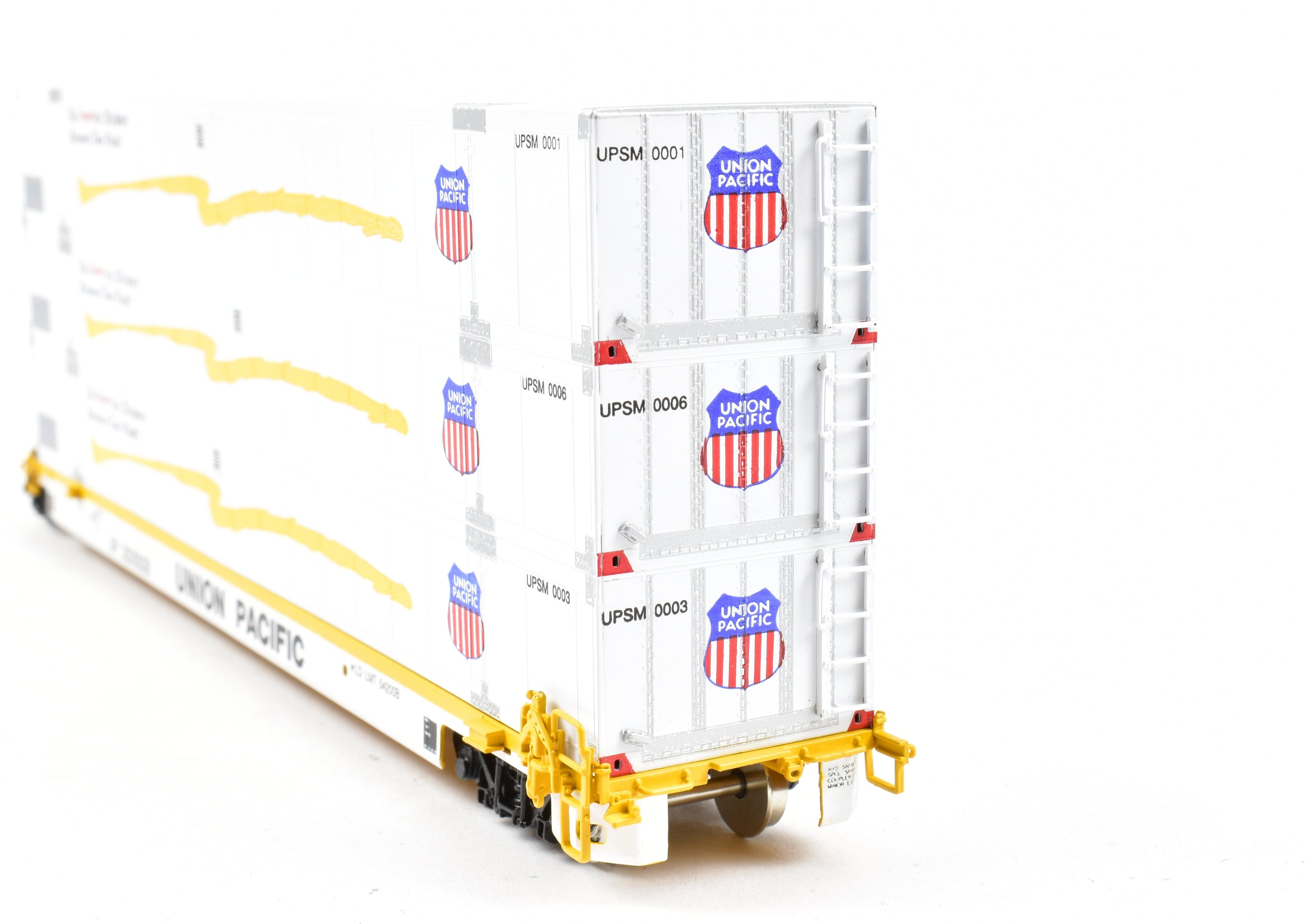 HO Scale Brass Container Open Model Intermodal Smart Car - Overland Models, Inc. Union Pacific Triple Stack FP No. 252002A/B