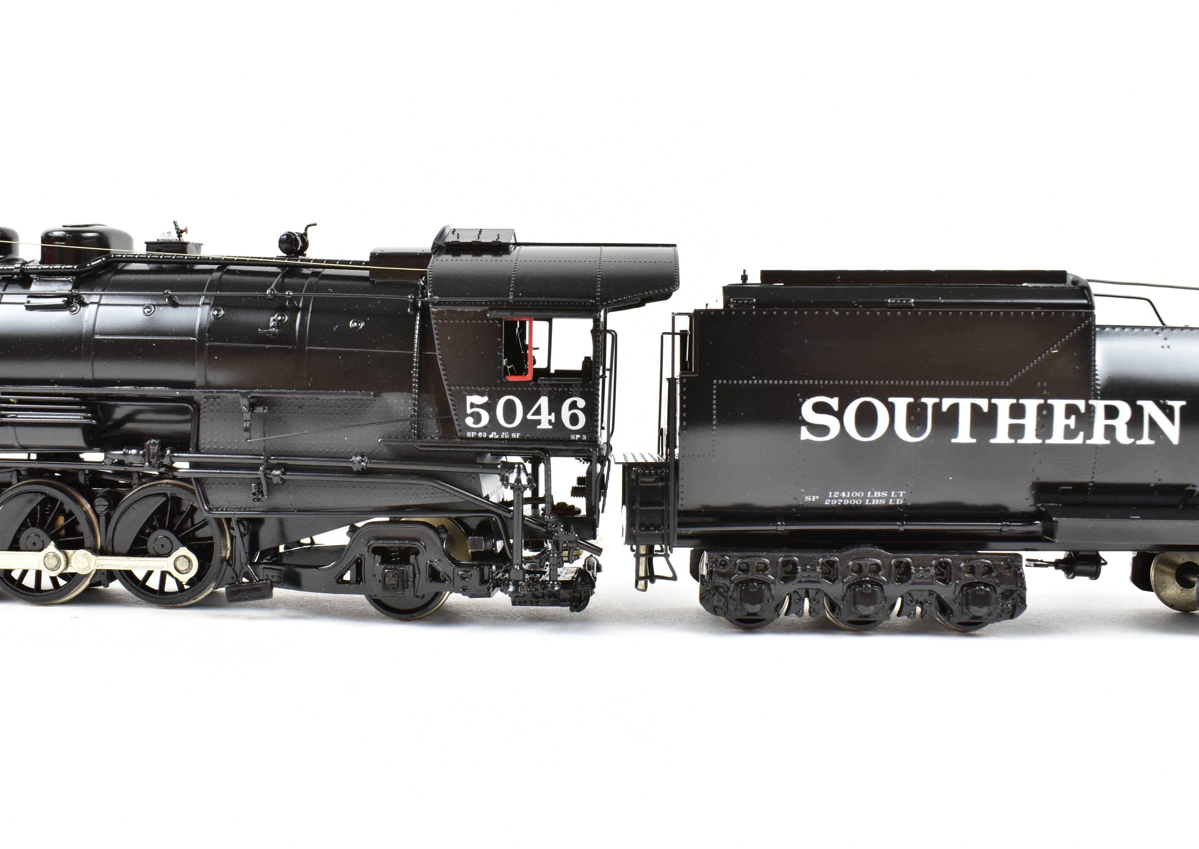 HO Scale Brass Southern Pacific Class SP - 2 4 - 10 - 2 1950s Pro - Painted Model by Key Imports