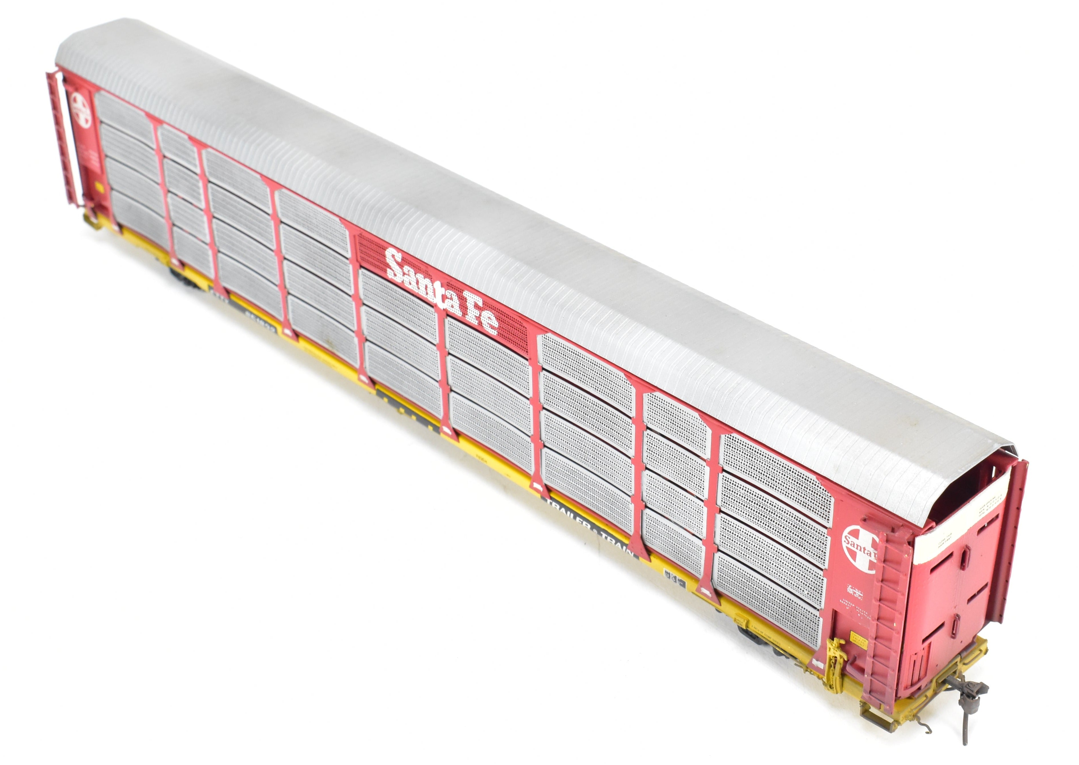 Custom Painted HO Brass Tri - Level Auto Rack No. 851832 by Overland Models