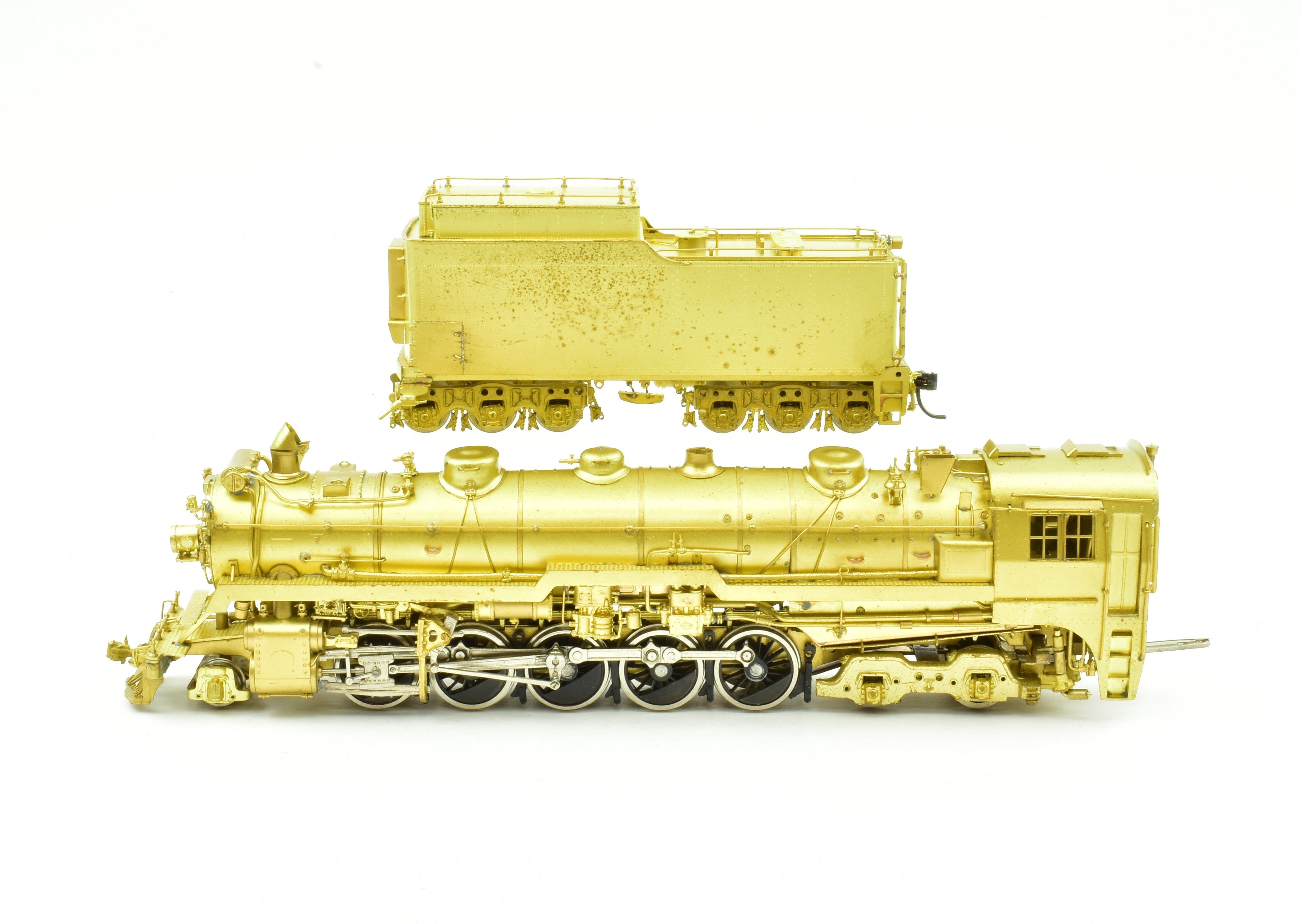 HO Scale Brass Model Train - Van Hobbies CPR Canadian Pacific Railway T-1a 2-10-4 Selkirk Locomotive