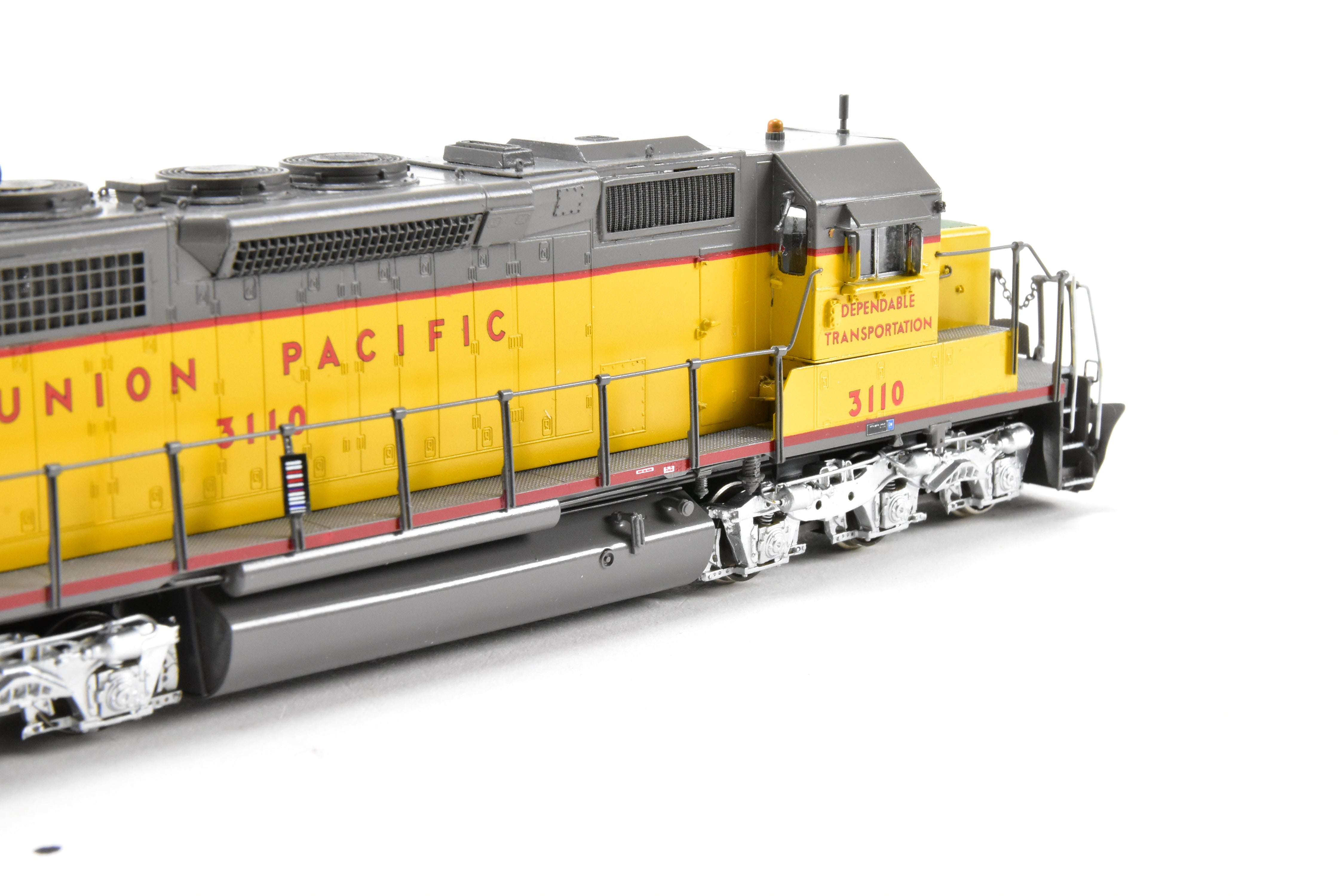 HO Scale Brass Model Train - Overland Models Inc. Union Pacific EMD SD40 Locomotives, Nos. 3083 - 3122, Specifically CP #3110