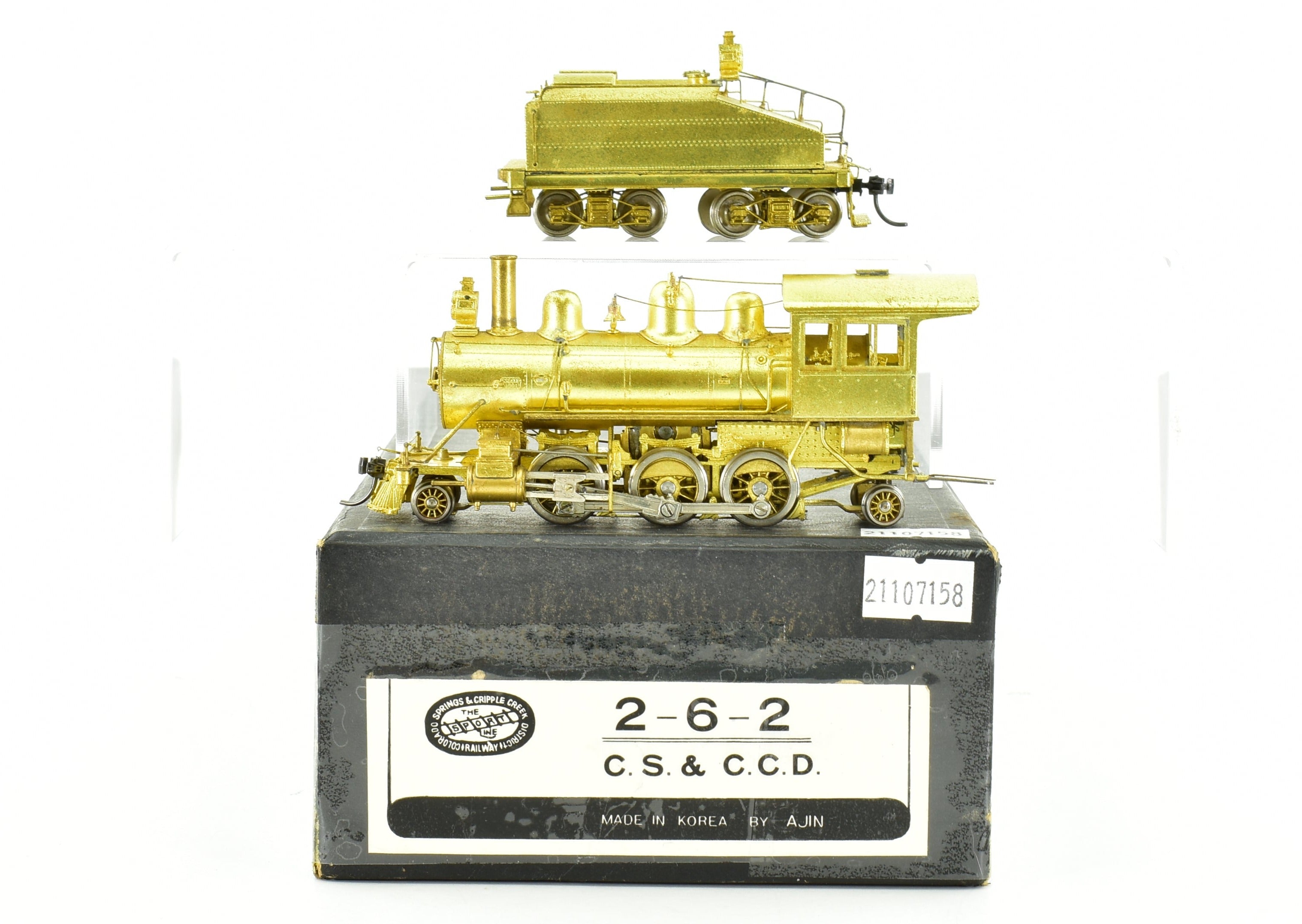 HO Scale Brass Hallmark CS&CCD Colorado Spring & Cripple Creek 2-6-2 Model
