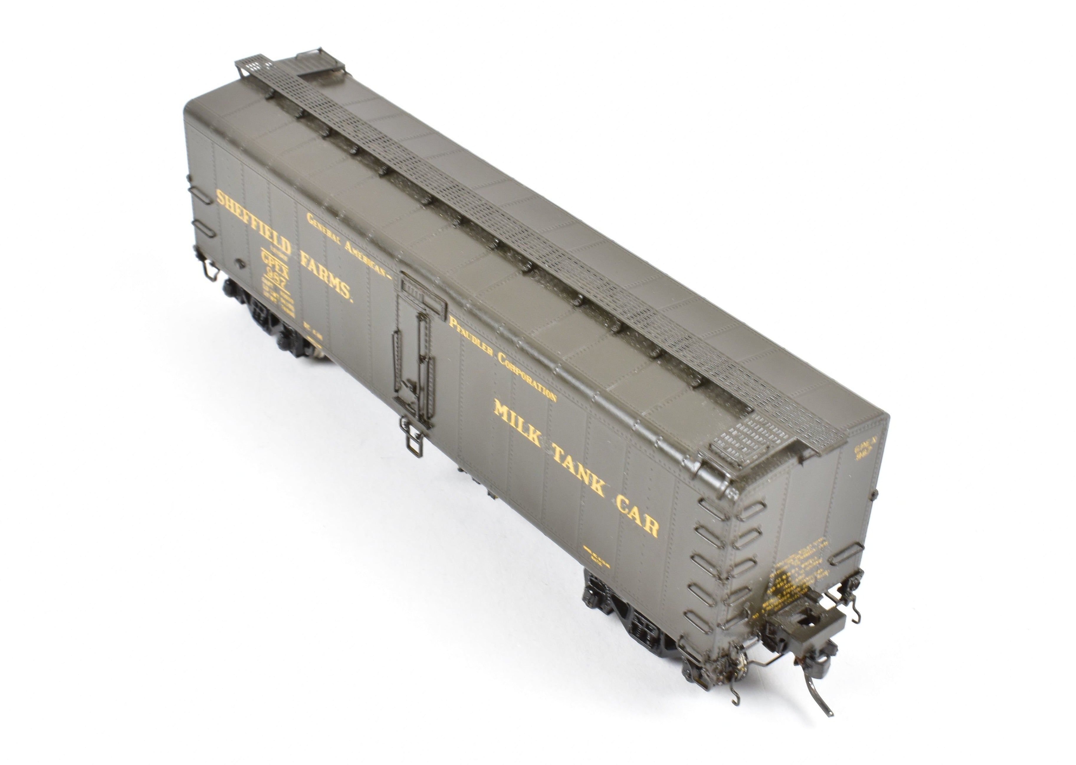 HO Brass OMI 40' 6 GPEX 987 Pfaudler Milk Tank Car - Various Roads
