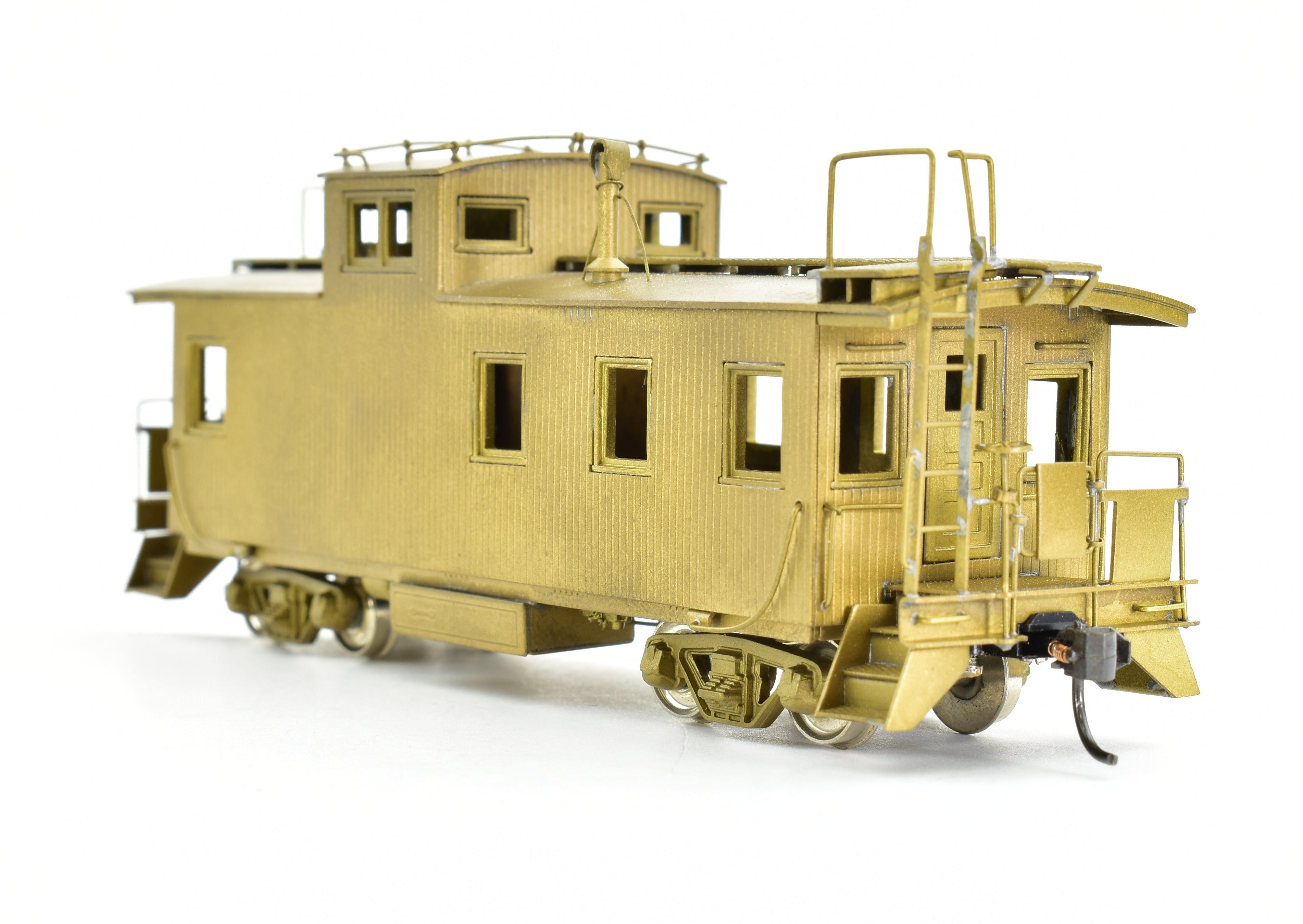 HO Scale Brass Model Railroad Caboose by OMI - Overland Models, Inc. Representing Great Northern's 30 - Foot Wood - Sided Design