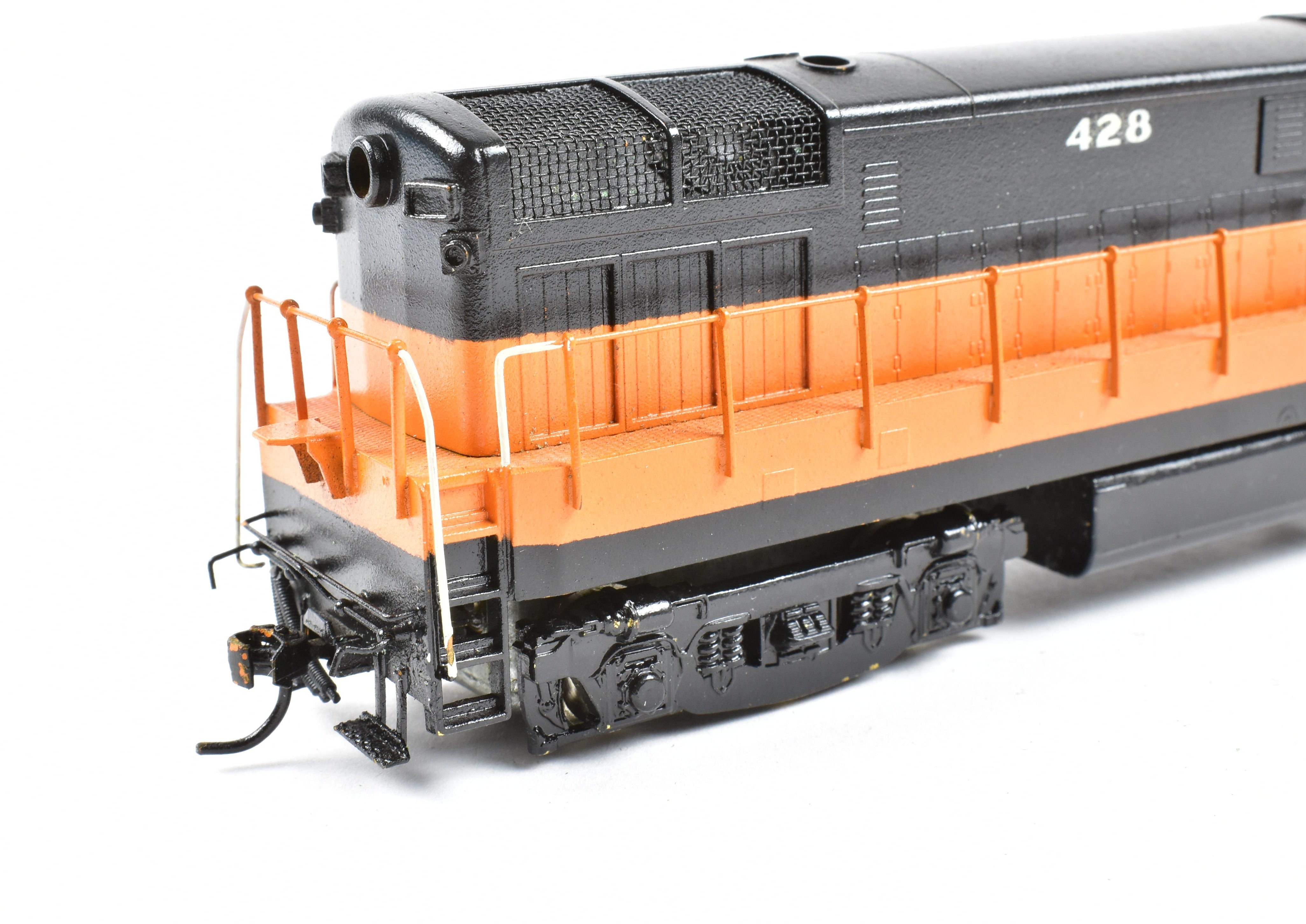 HO Scale Brass Red Ball Milwaukee Road H-16-44 Baby Trainmaster Model