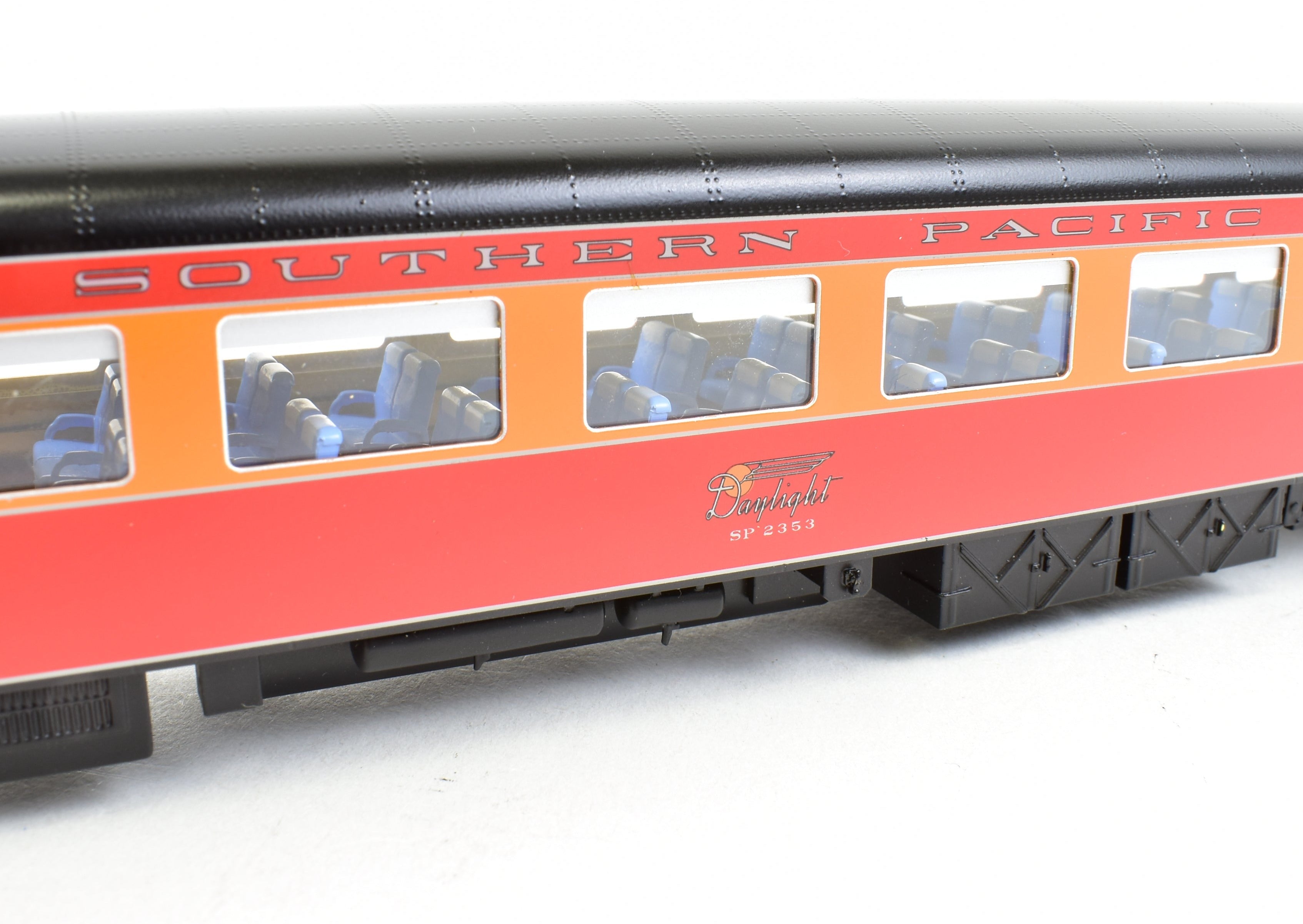 HO Scale Brass Model Train Set - Challenger Imports SP - Southern Pacific 1955 Morning Daylight 3 - Pack Add - On Set with Freight and Passenger Cars