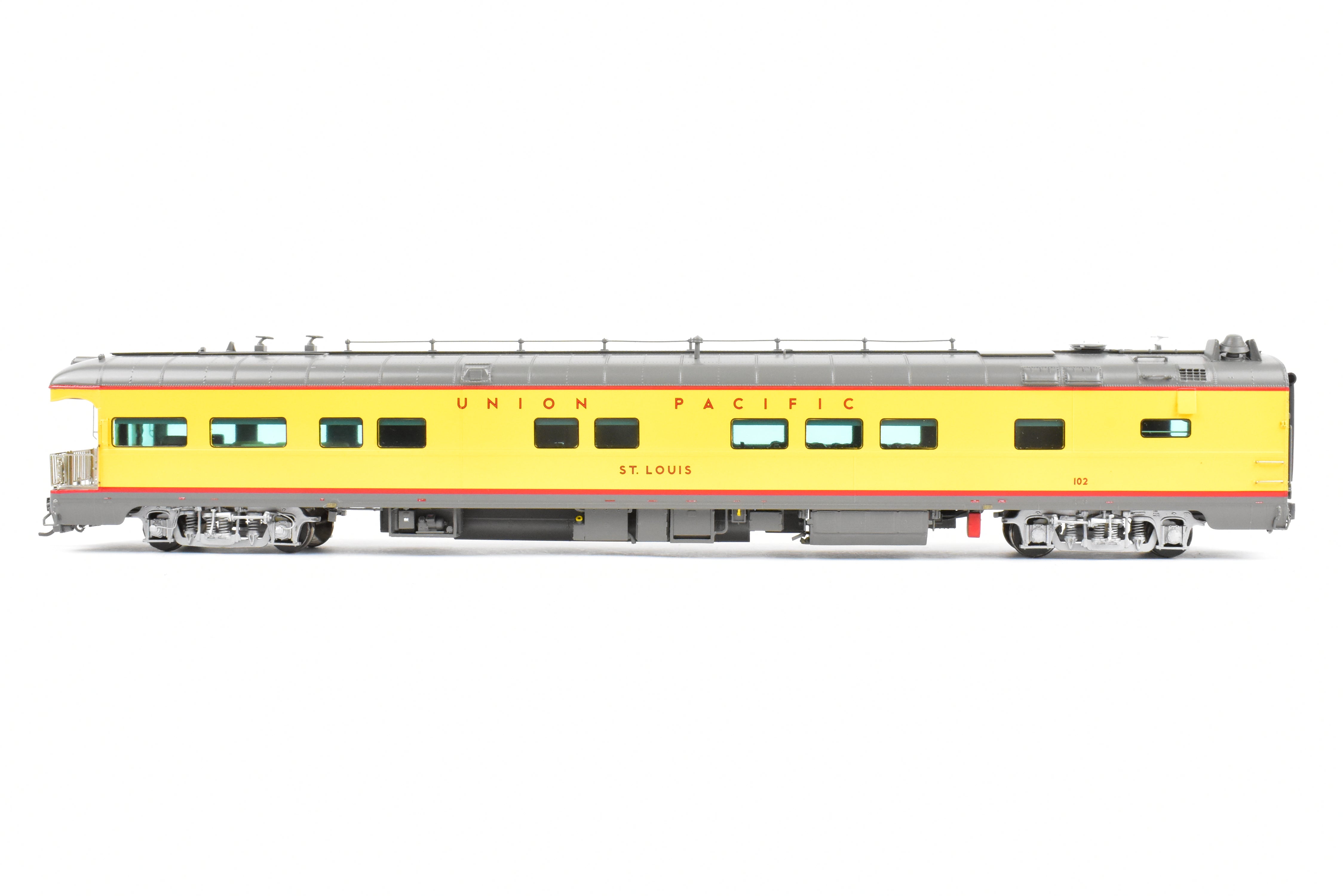 HO Brass OMI - Overland Models Union Pacific St Louis Business Car FP 102 w/Lights