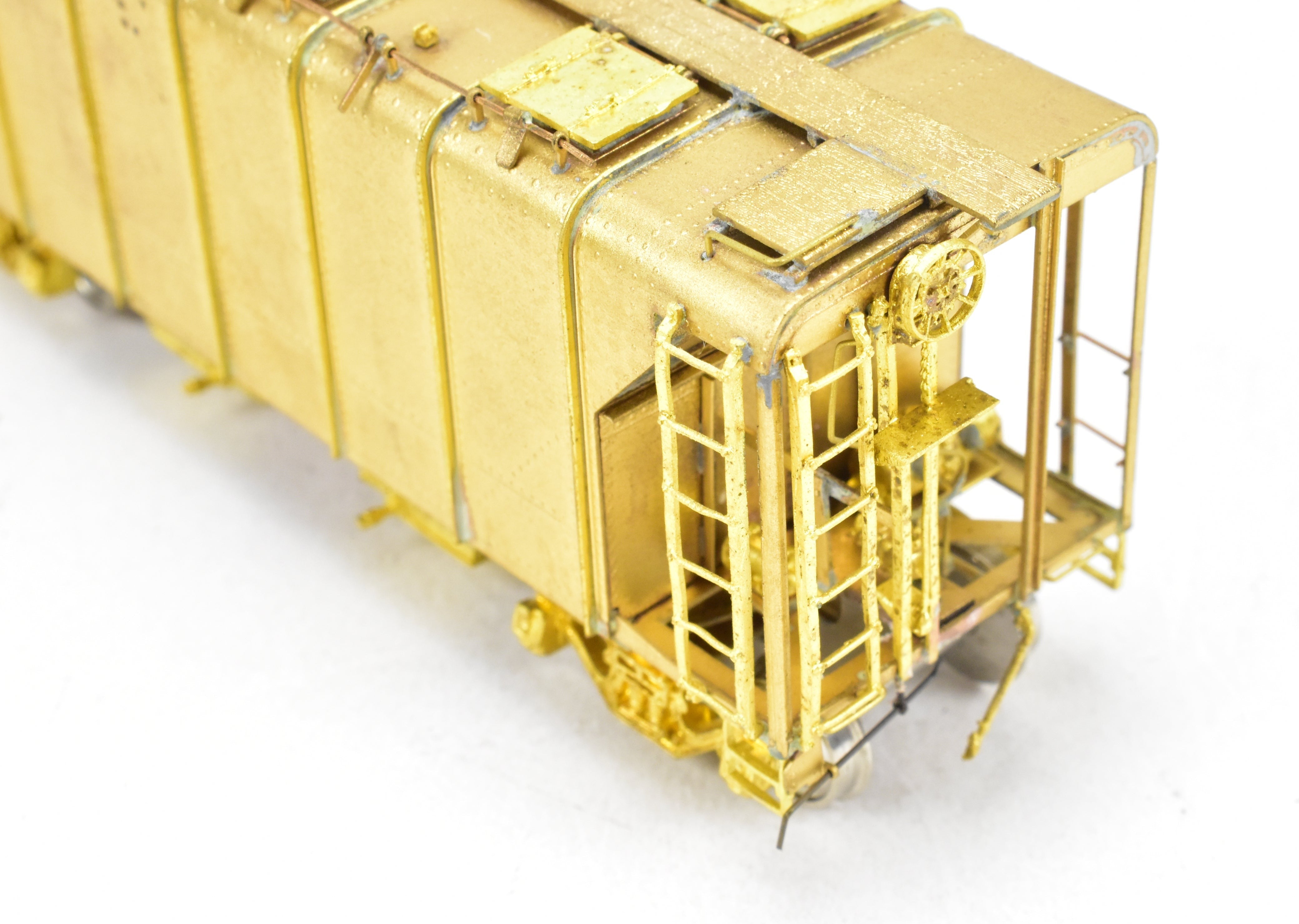 HO Brass OMI B&O N-34 Covered Hopper Wagon with Working Hatches