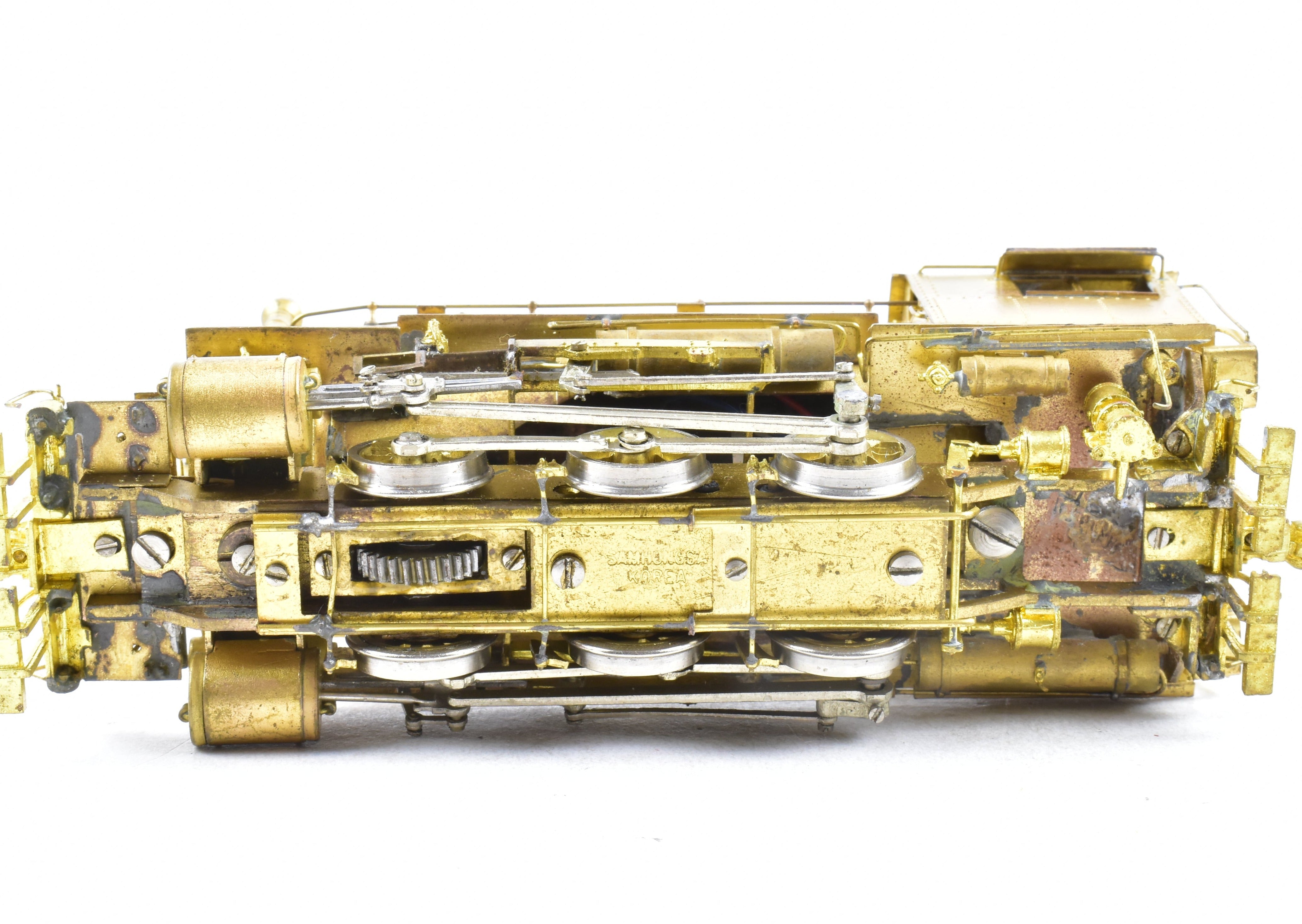 High - Quality HO Scale Brass Model of Westside Model Co.'s ATSF - Santa Fe 0 - 6 - 0T Fireless Cooker Locomotive, Numbered #2299
