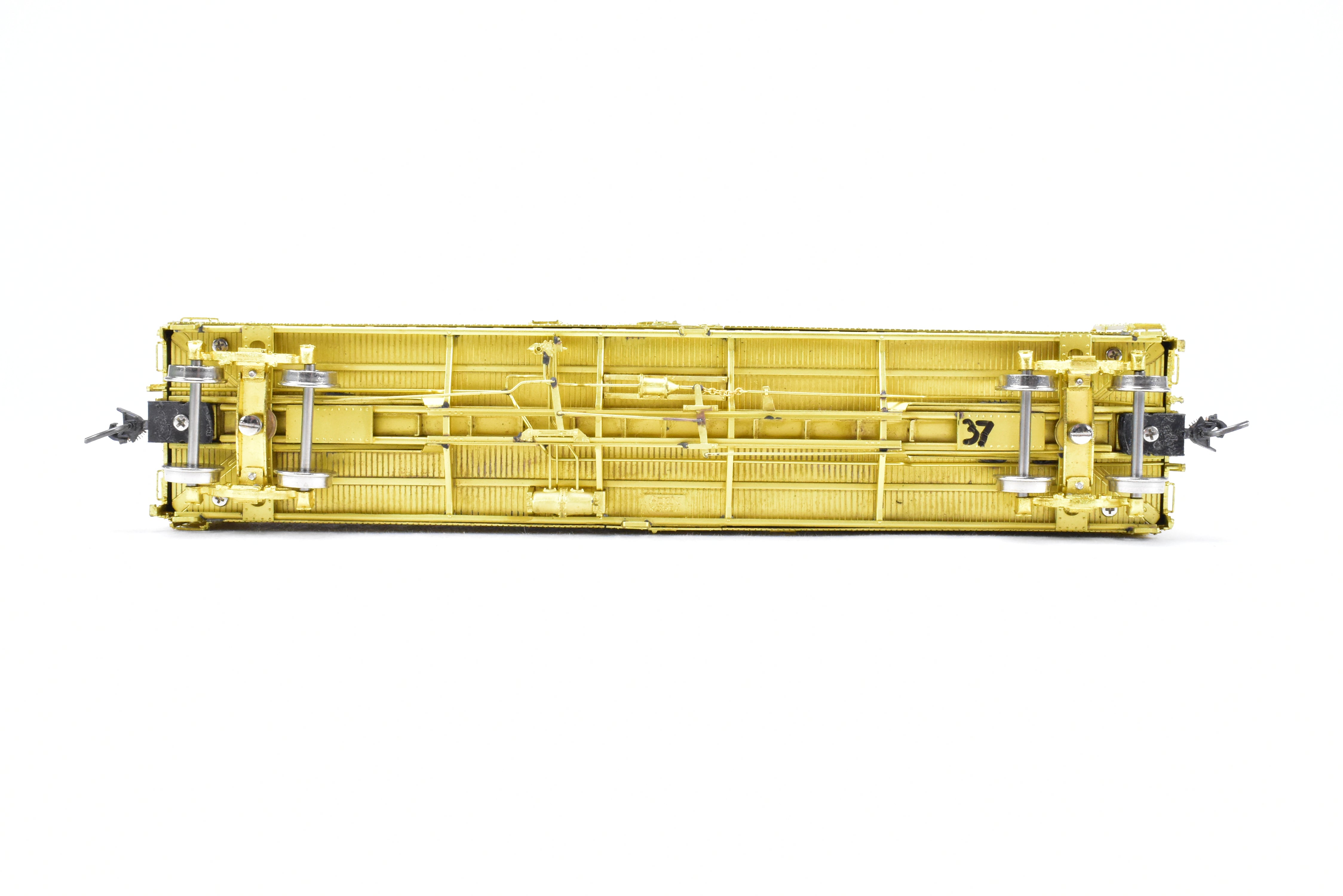 HO Brass OMI ATSF Santa Fe 50' Ice Bunker Wood Refrigerator Car, Excellent Condition