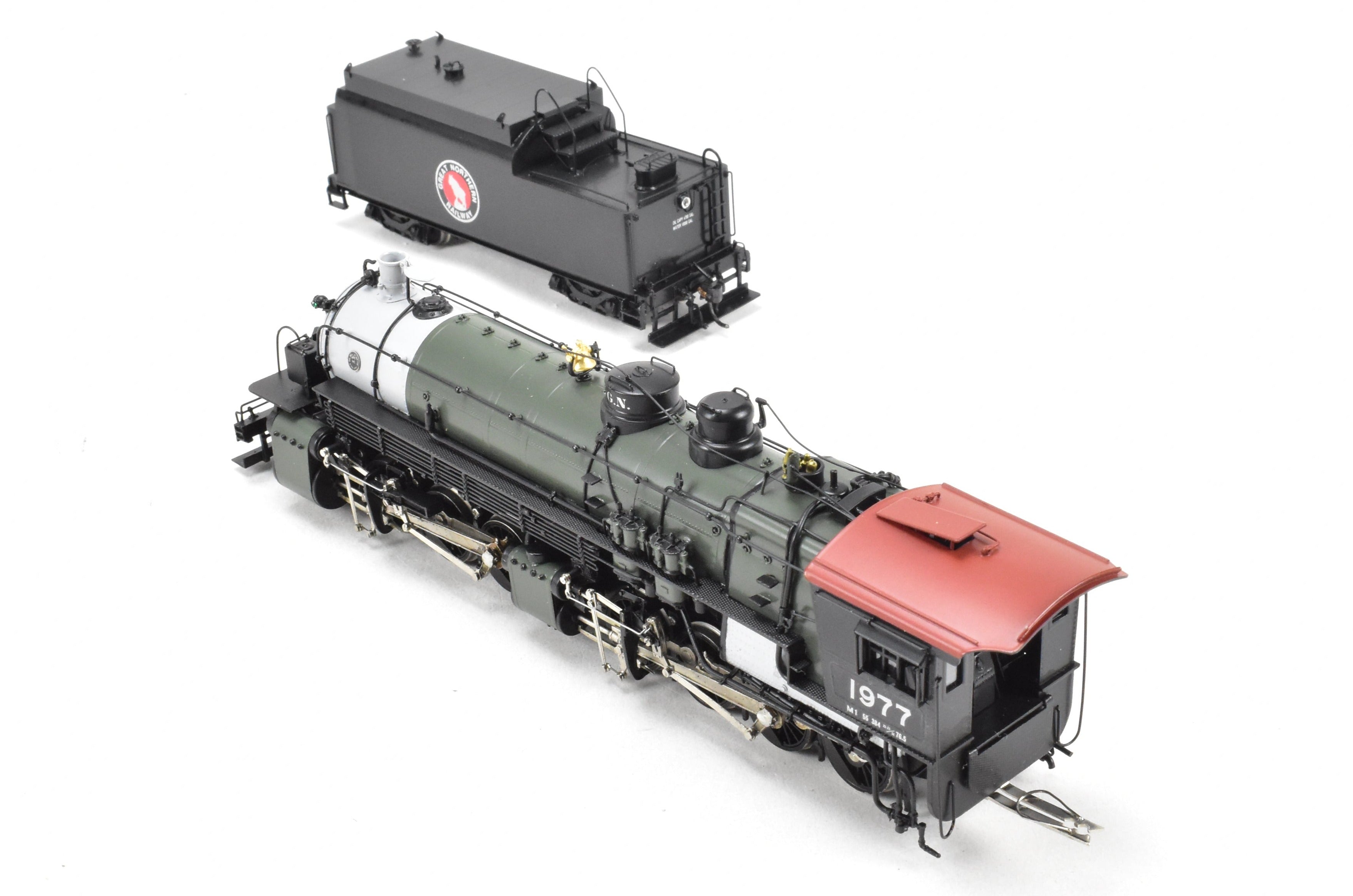 HO Scale Brass Challenger Imports Great Northern 2-6-8-0 Class M-2 FP No. 1977 Model