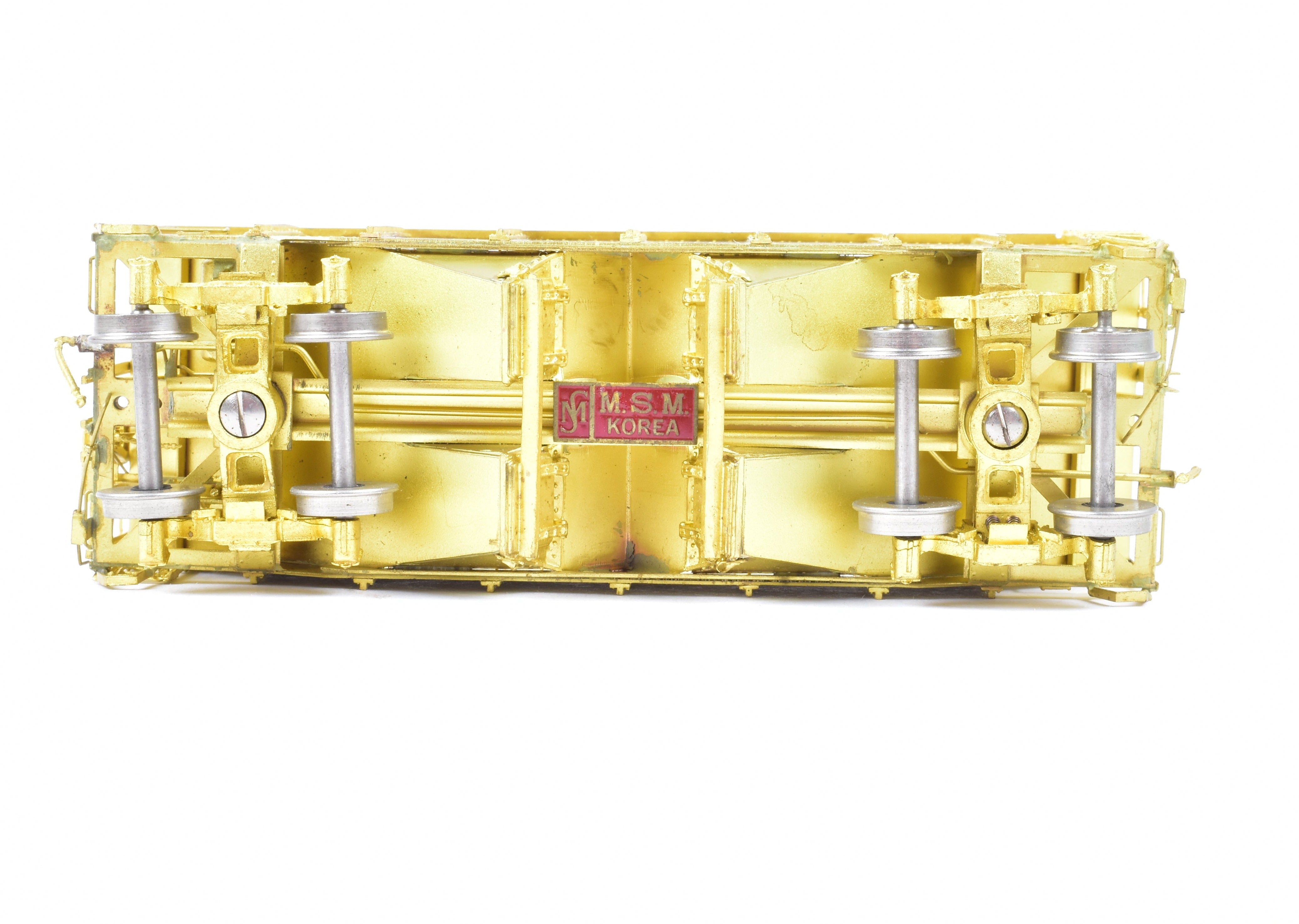 HO Scale Brass Western Maryland 55-Ton 2-Bay Hopper Car Model by Overland Models, Inc. (OMI)