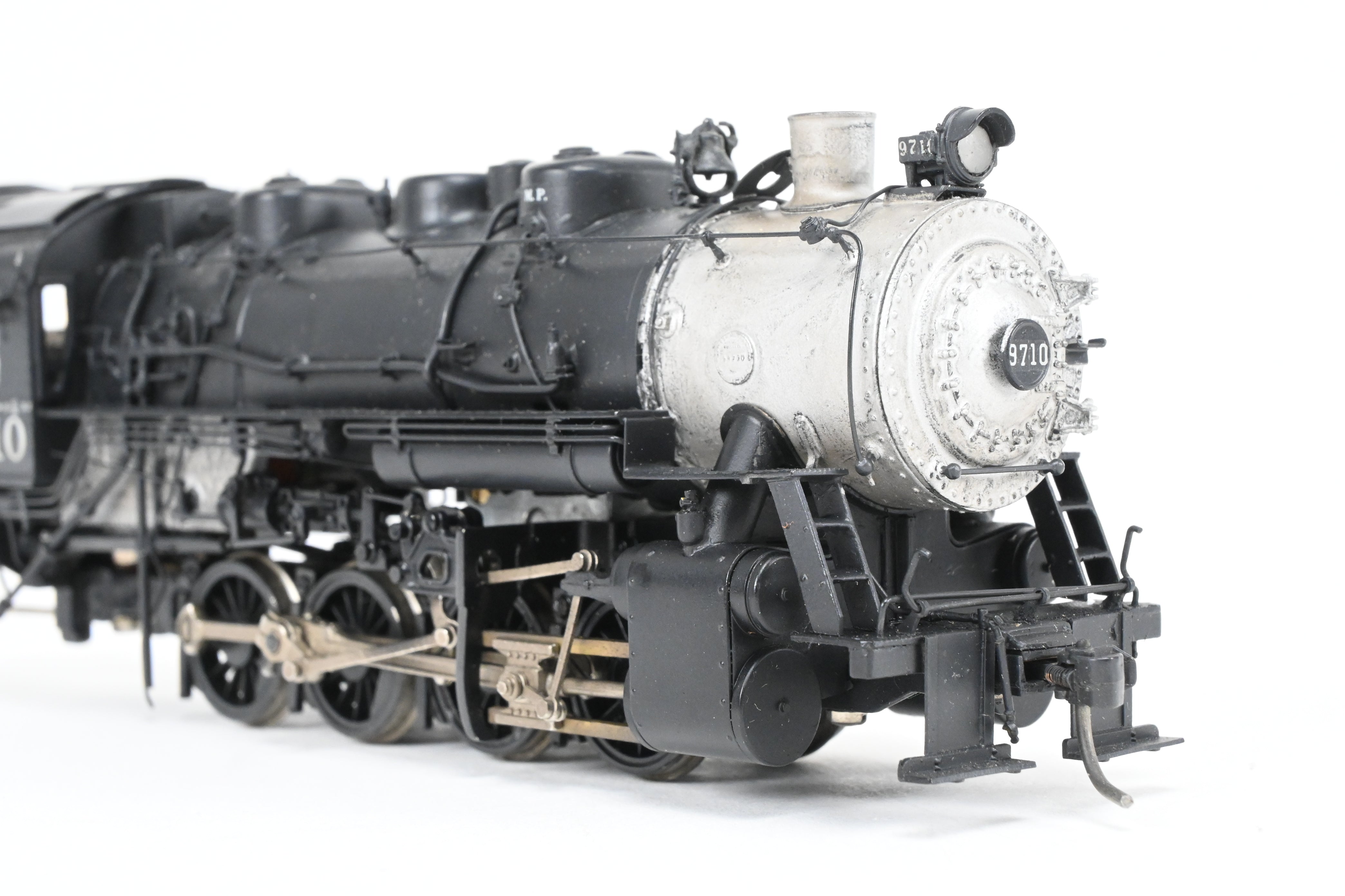 HO Scale Custom-Made Brass Missouri Pacific 0-8-0 Locomotive Model, CP No. 9710, Scratch Built by Joe G. Collias - One of a Kind