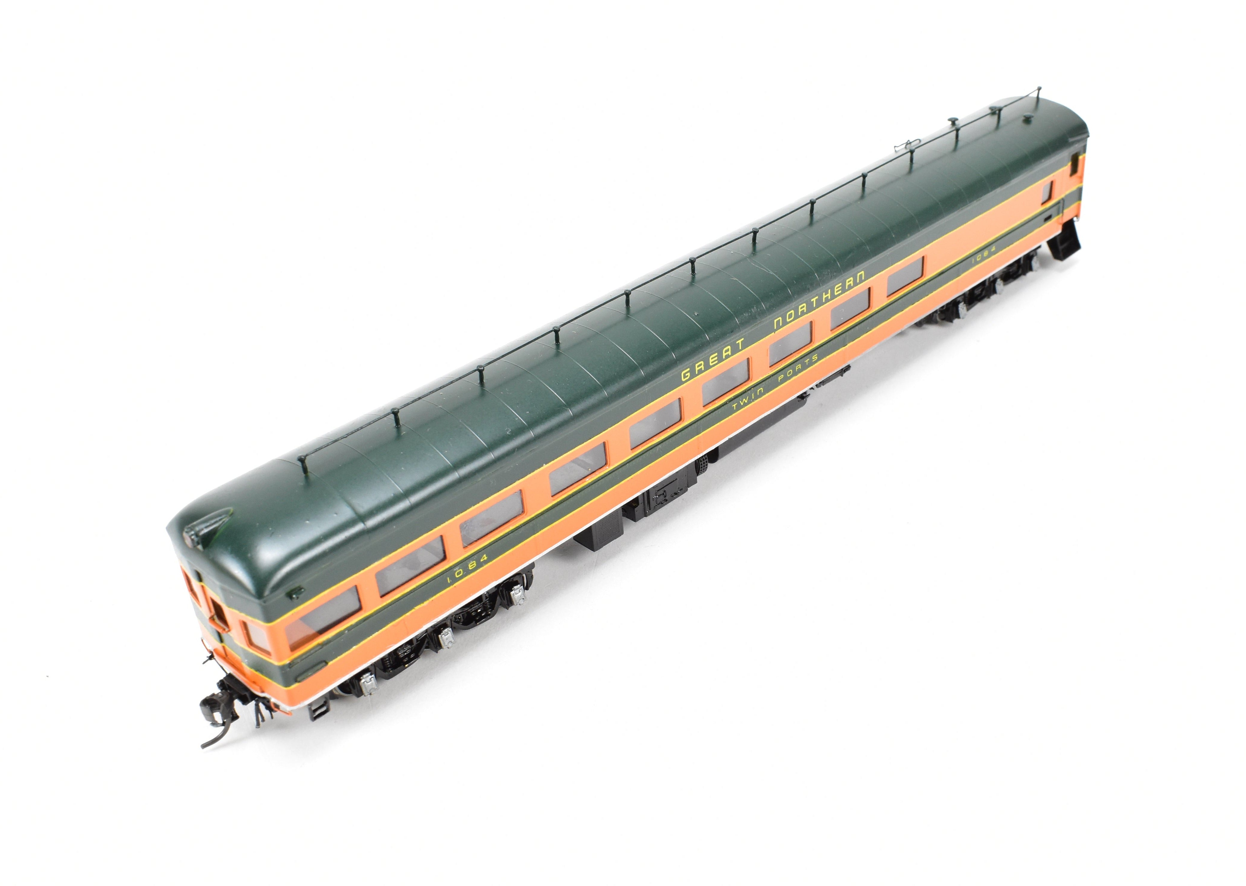 HO Brass Oriental Limited GN - Great Northern Twin Ports Buffet-Parlor-Observation Car, Empire Builder Scheme