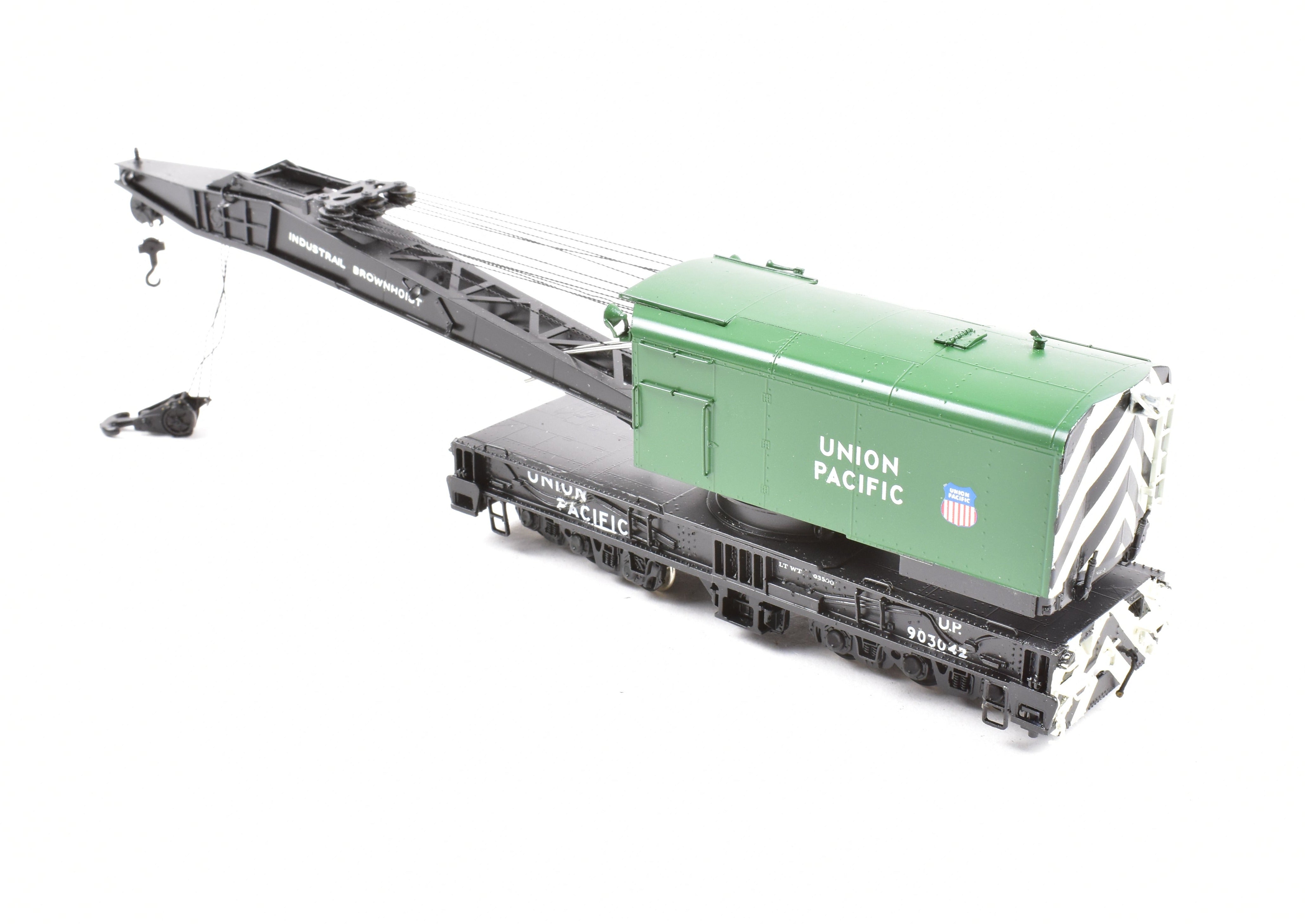 HO Brass OMI Union Pacific 200-Ton Crane Custom Painted by Overland Models