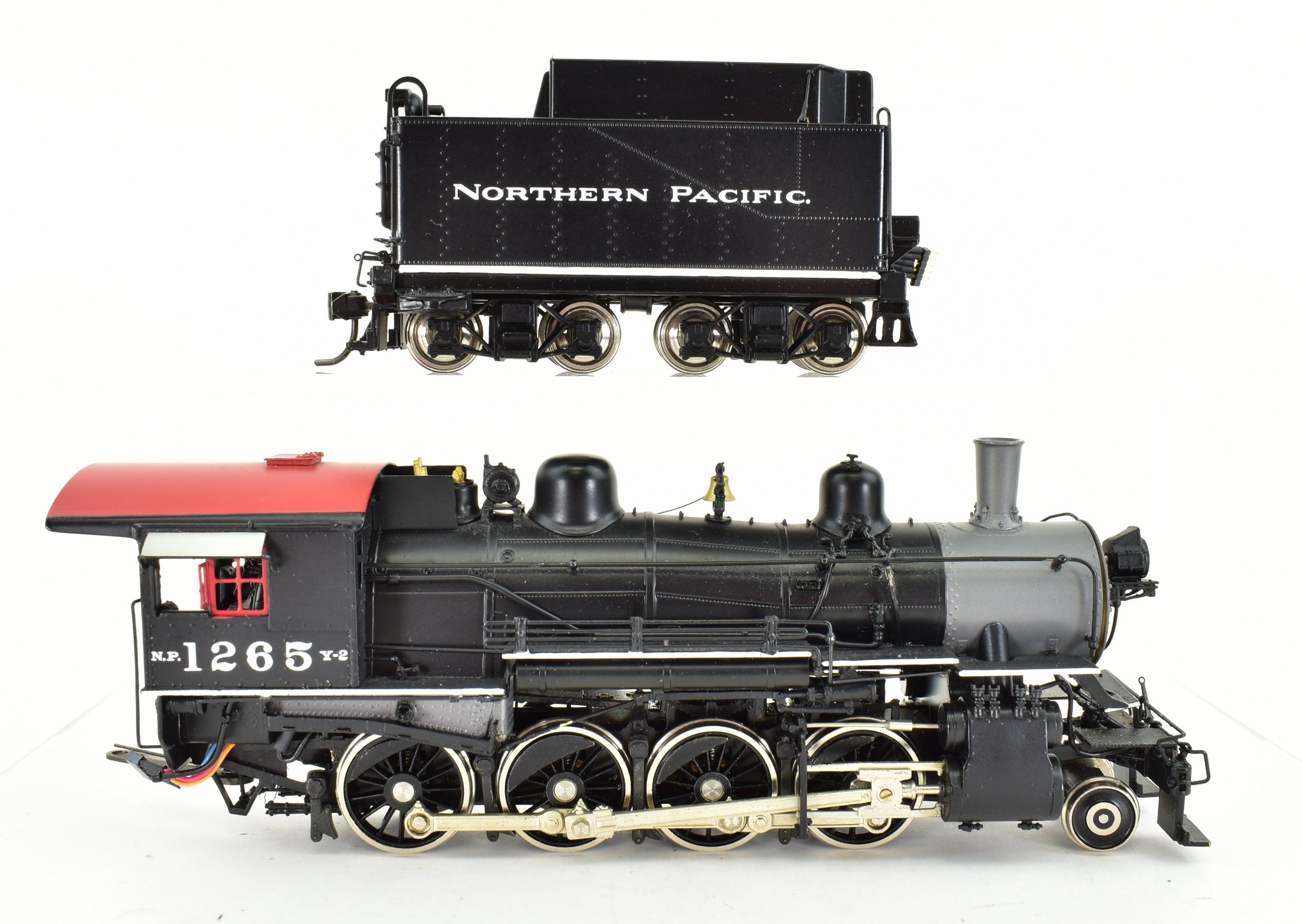 HO Scale Brass Northern Pacific Y - 2 2 - 8 - 0 FP #1265 by W&R with DCC & Sound