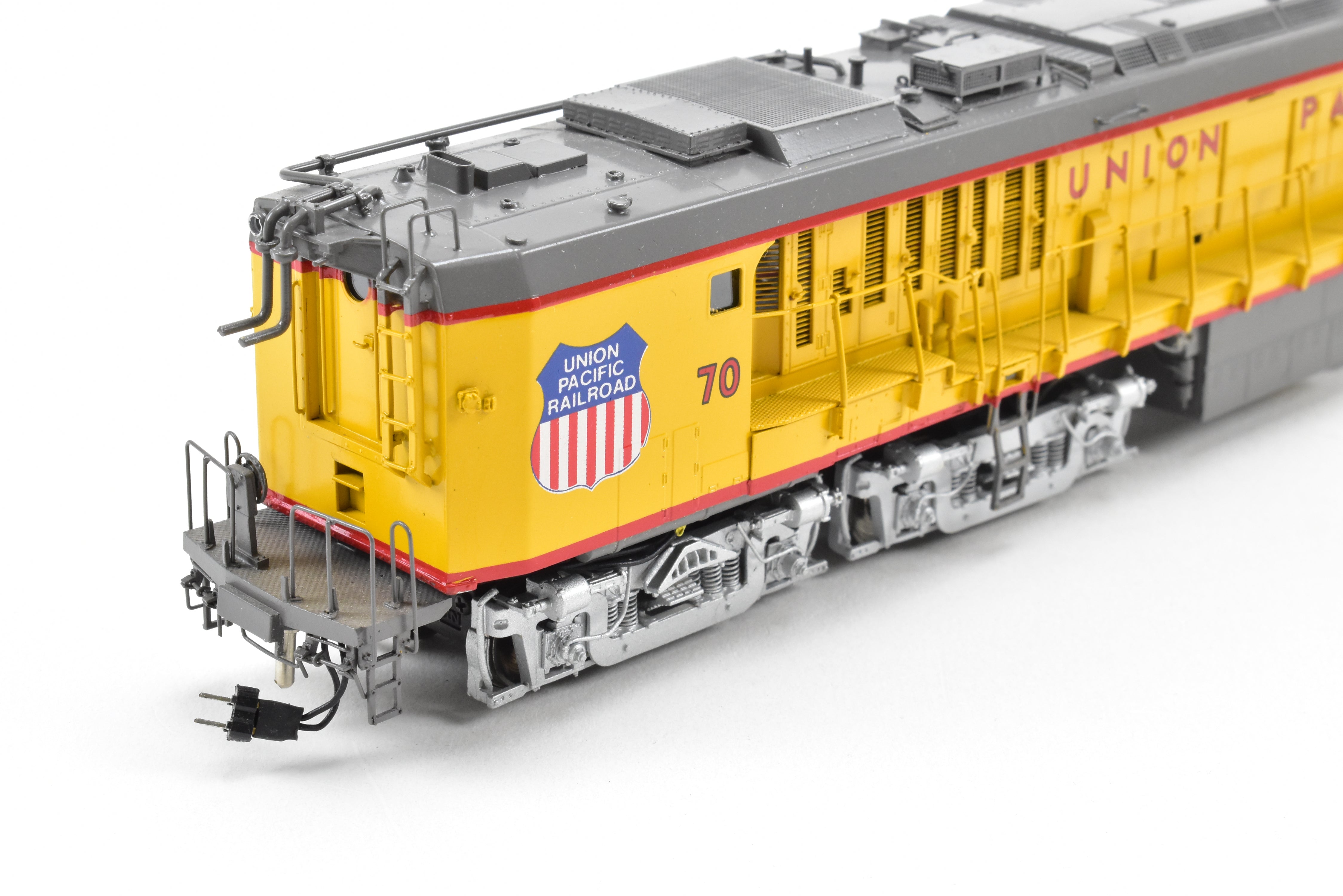 HO Brass OMI UP Union Pacific Veranda Turbine Round Tender #73 Custom Painted