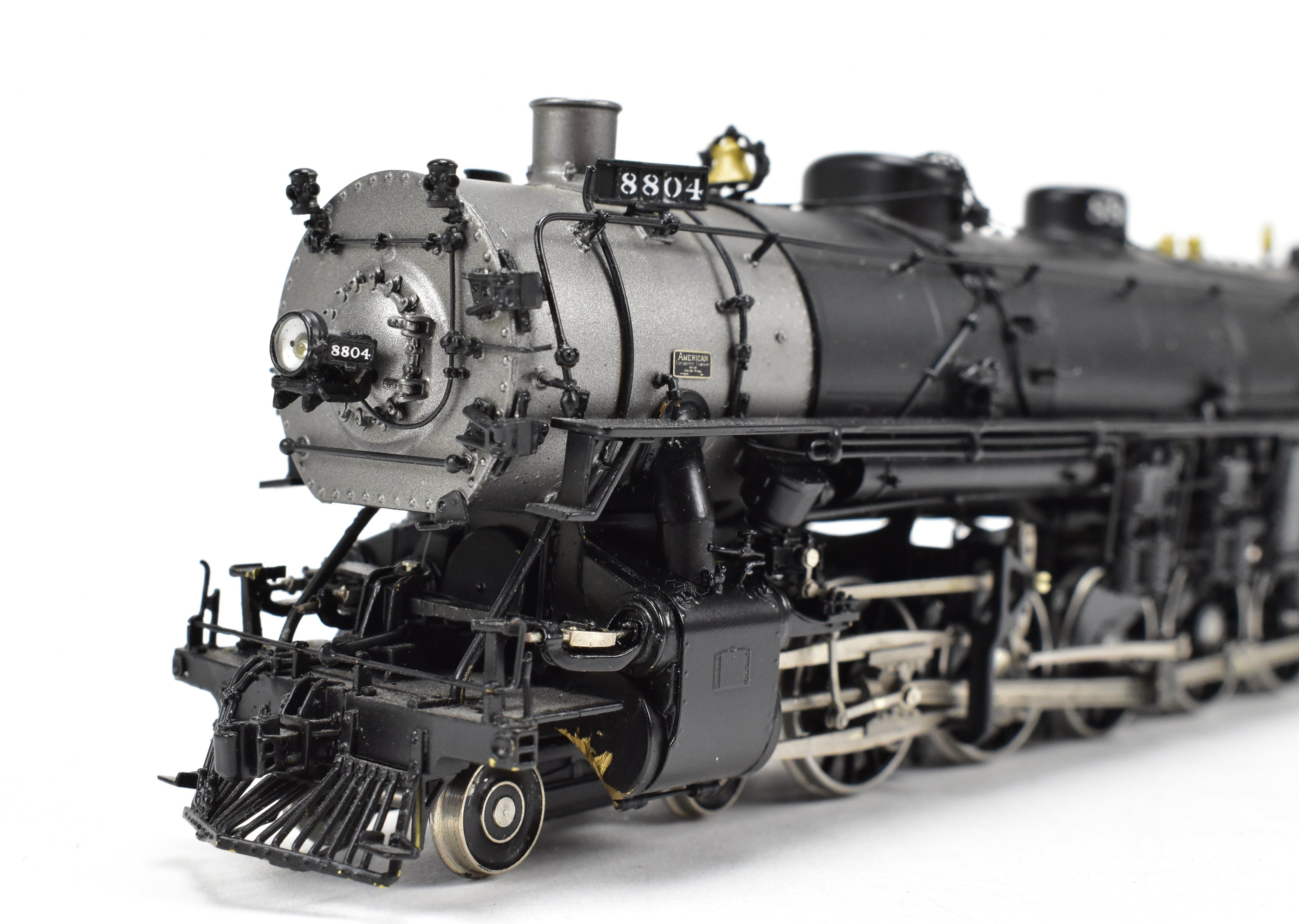 HO Scale Brass Precision Scale Co. Union Pacific Class 4 - 10 - 2 Three - Cylinder Freight/Passenger Model Train #8804 in As - Is Condition