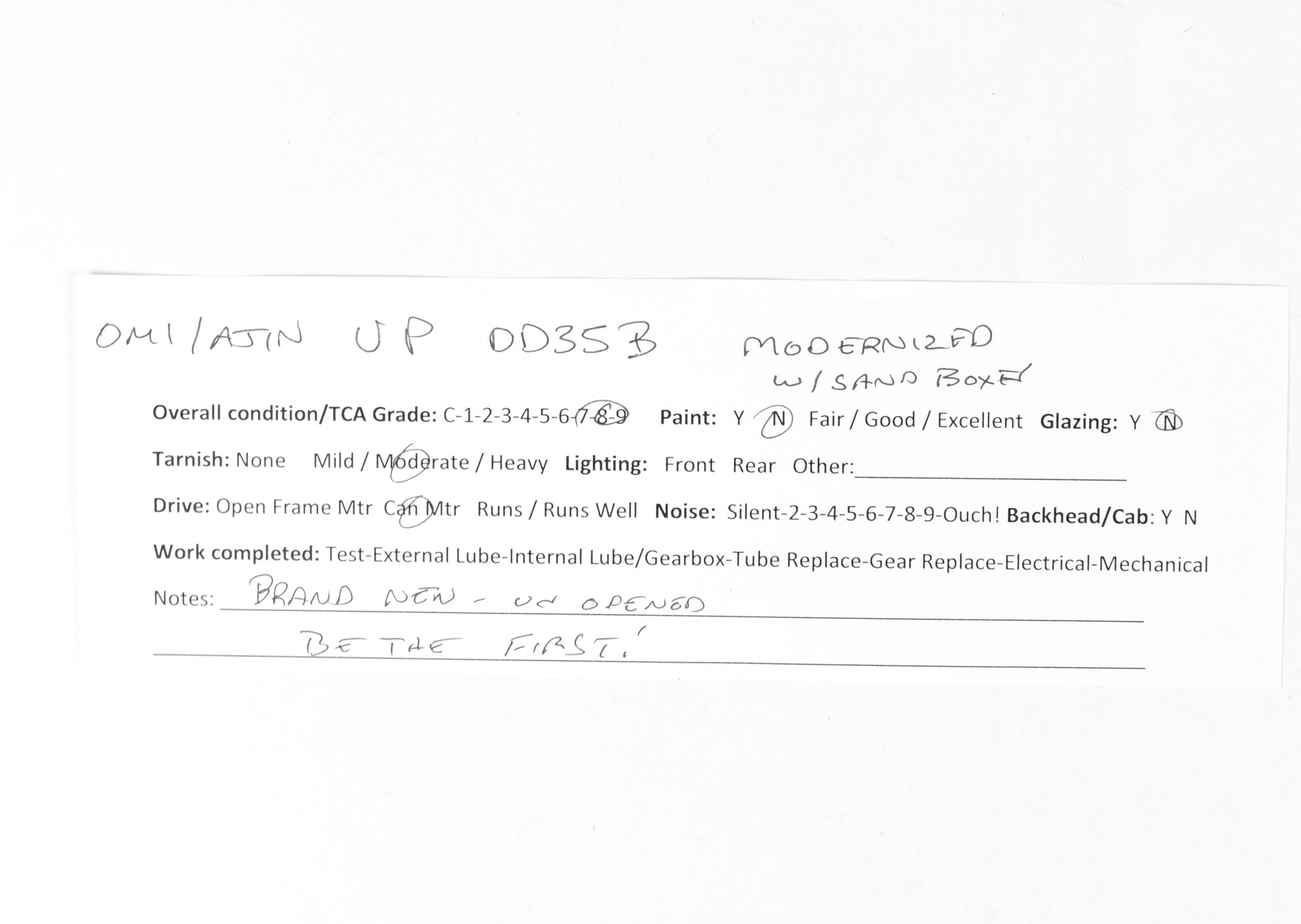 HO Brass OMI UP Union Pacific Modernized EMD DD - 35B with Sandboxes