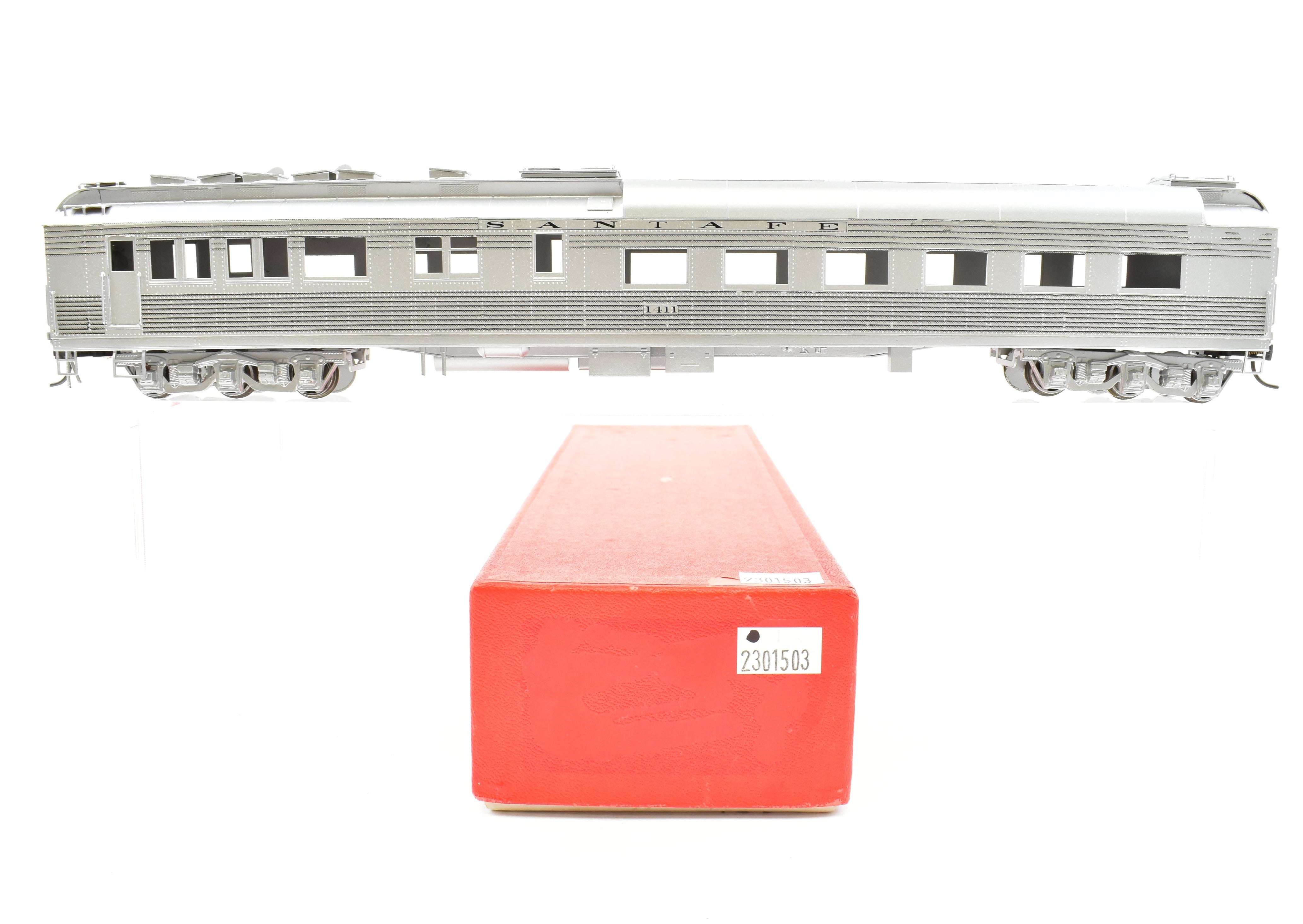 HO Scale Brass ATSF - Santa Fe Custom Painted Heavyweight Diner #1411
