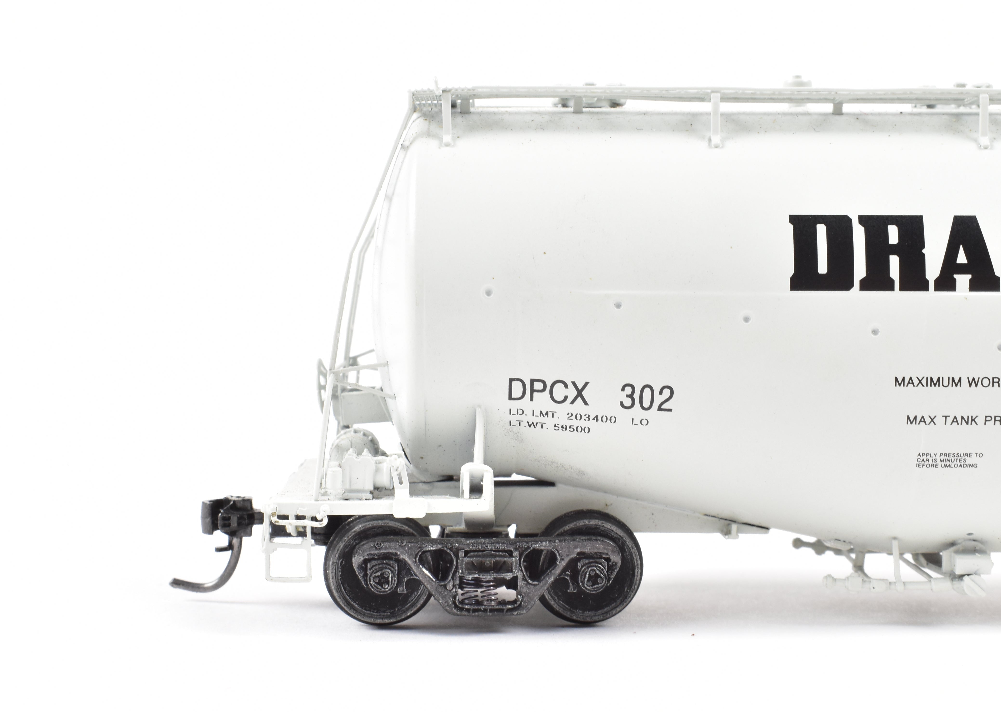 HO Scale Brass Construction Railway Classics GATX Pressure Slide Whale Belly Cement Hopper Model of Various Roads by FP Dragon Products DPCX 302
