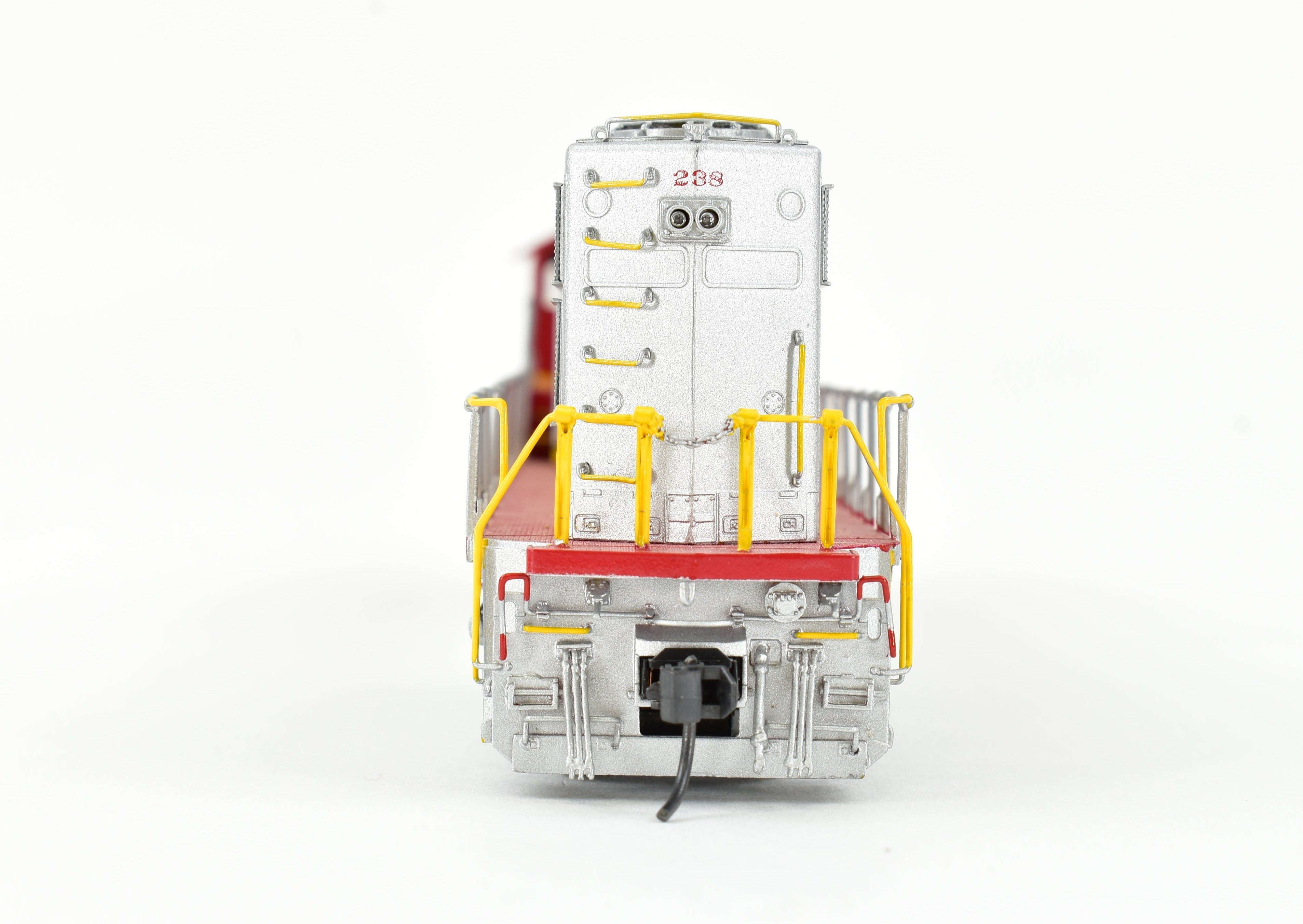 HO Scale Brass Locomotive - Overland Models, Inc. ATSF - Santa Fe EMD SD75M FP, Factory-Painted and Lettered No. 238