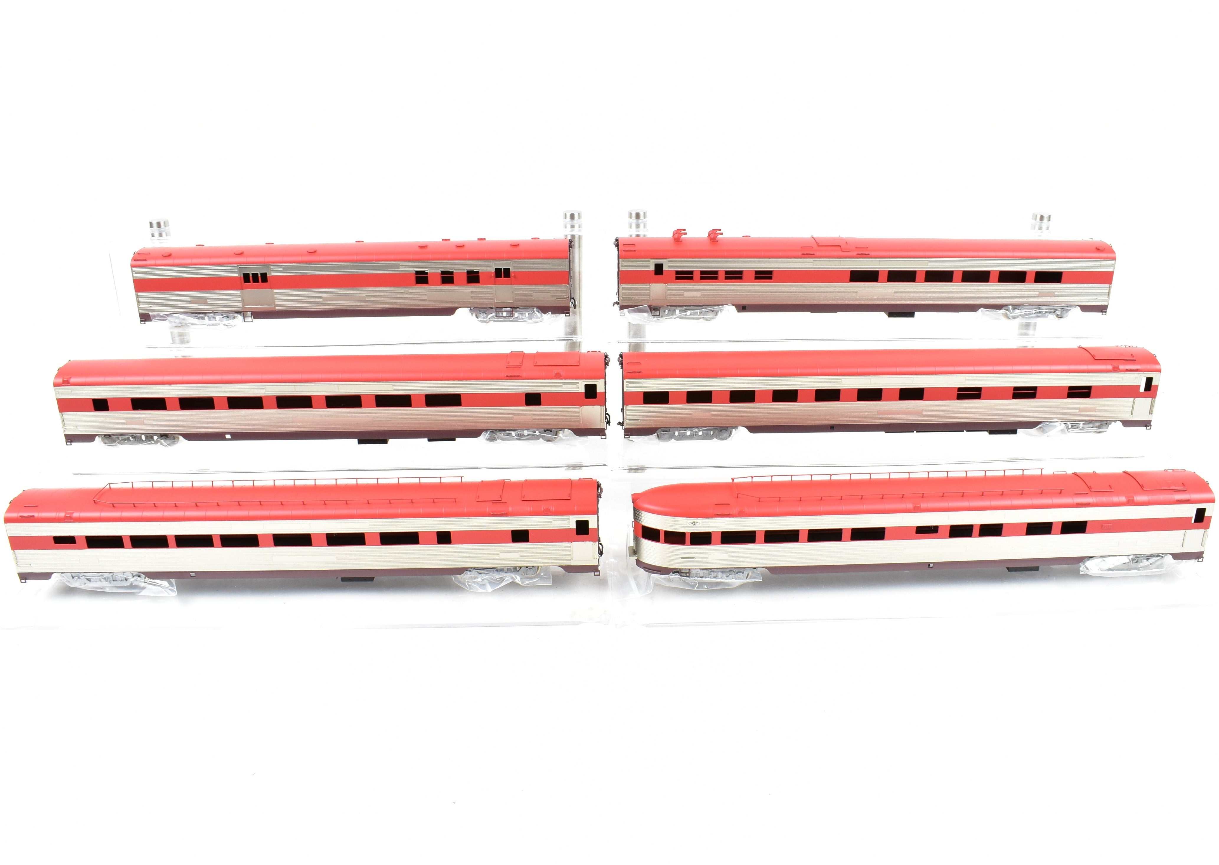 HO Scale Brass Hallmark Models Specialized SLSF - Frisco and MKT - Missouri Kansas Texas Katy Texas Special 6-Car Set with FP Locomotive Model