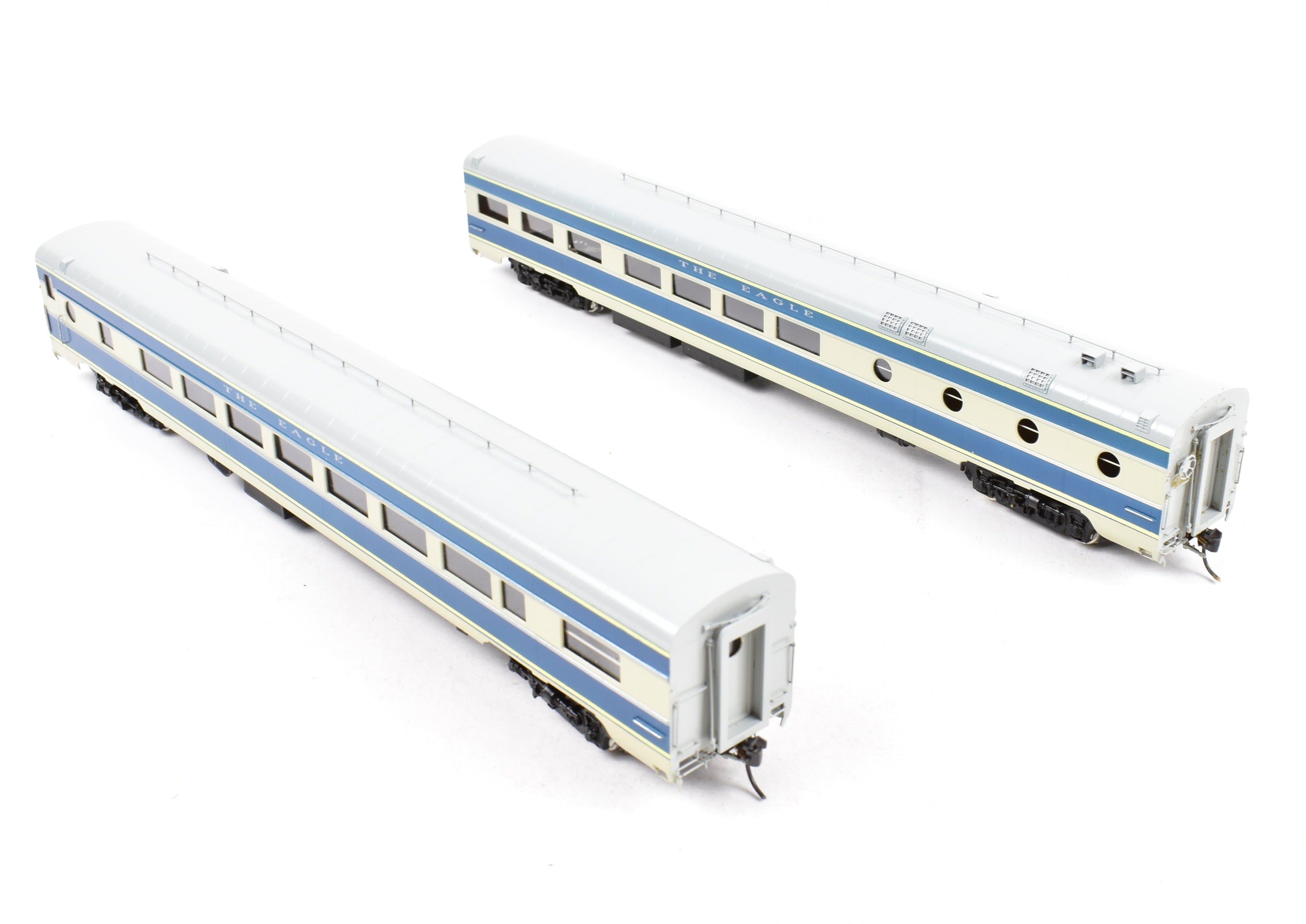HO Scale Brass Model Train - Hallmark Models MP - Missouri Pacific and T&P - Texas & Pacific Texas Eagle Section 1 Four-Car Set for Model Train Enthusiasts
