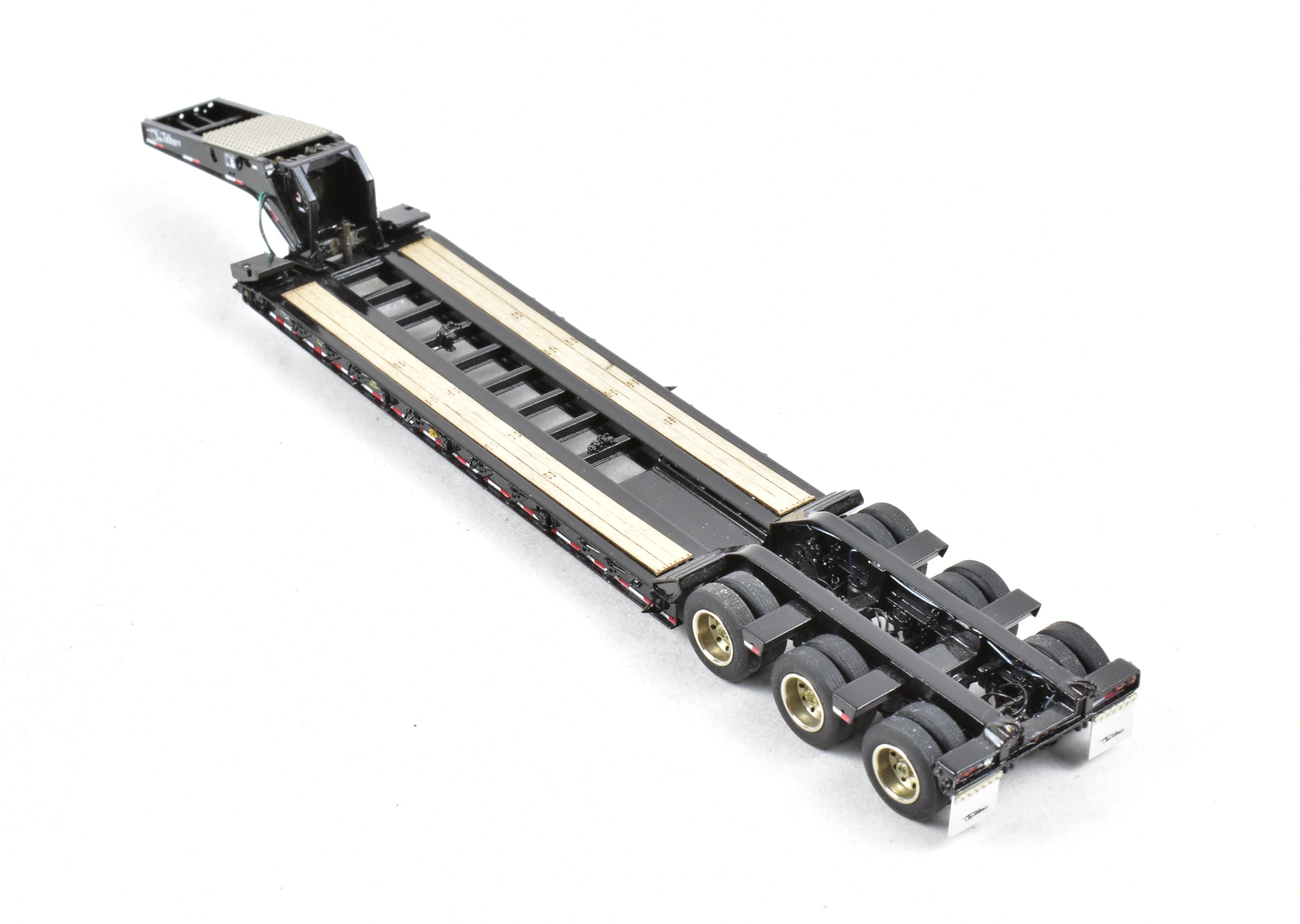 High-Quality HO Scale Brass Construction Classic Mint Collectibles Talbert 55SA Low Boy Trailer with Factory-Painted Black Finish and Fine Details