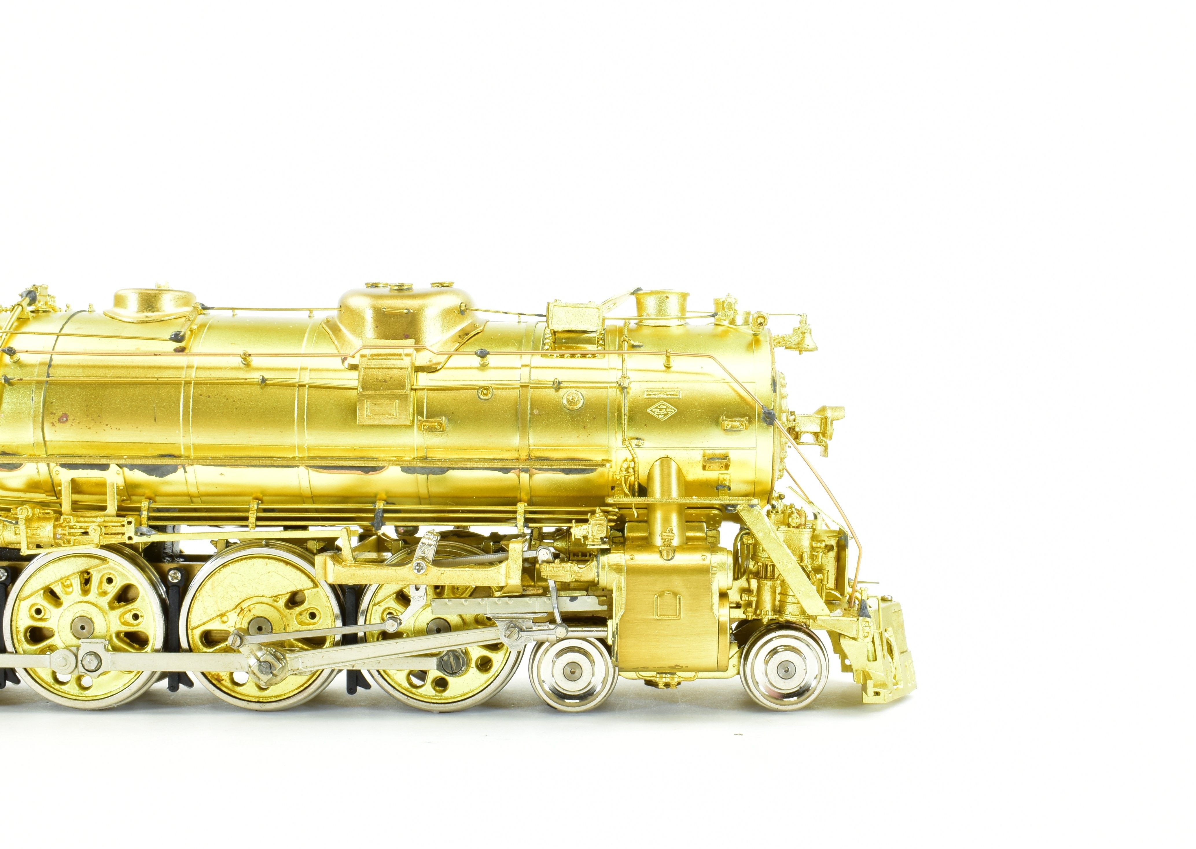 HO Scale Brass Model Train - Overland Models, Inc. Missouri Pacific 2100 4-8-4 Steam Locomotive by Ajin Precision