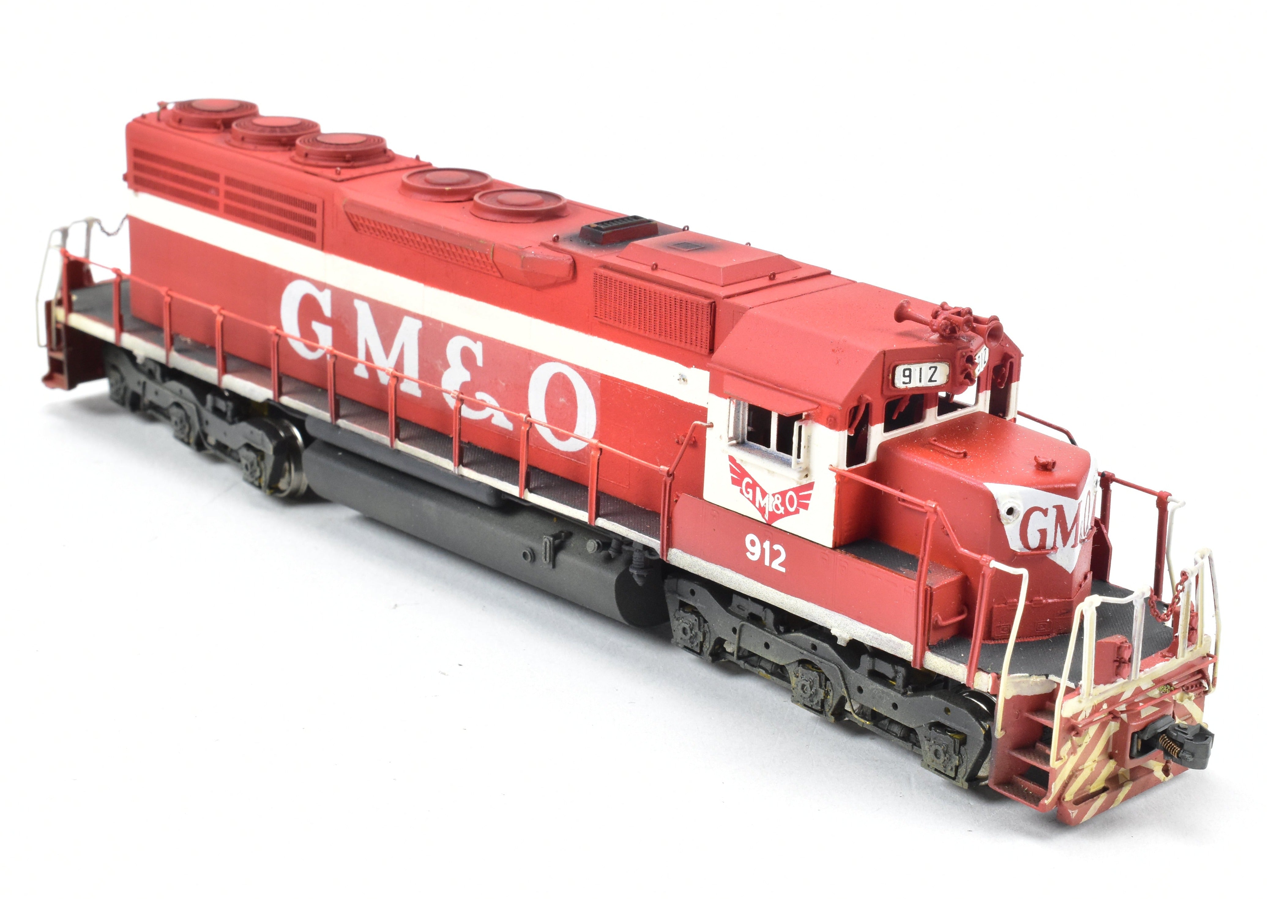 HO Scale Brass GM&O EMD SD40 C/P No. 912 by Overland Models w/ Light Weathering