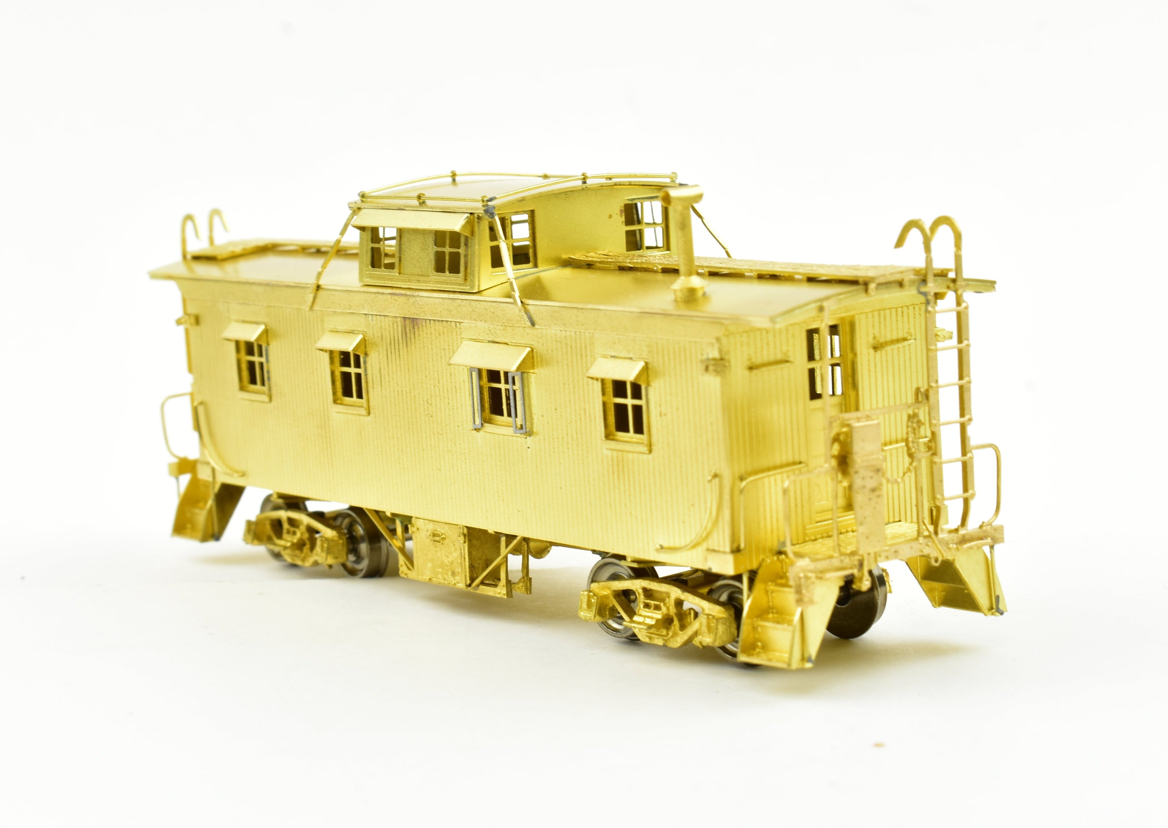 HO Scale Brass OMI - Overland Models, Inc. Atlantic Coast Line M-3 Wood Sheath Caboose Model