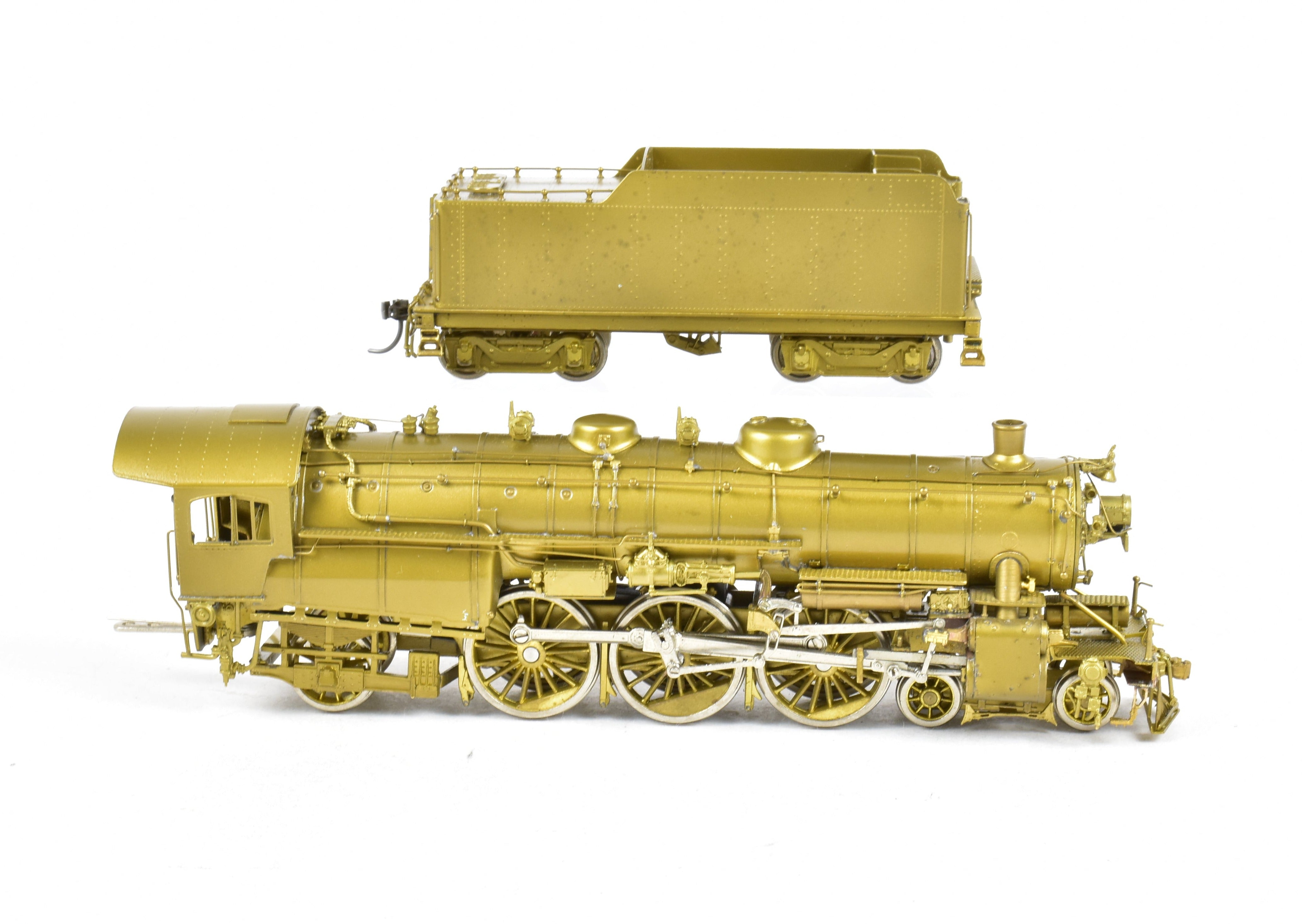 HO Scale Brass Empire Midland Reading 4-6-2 G-2SA Pacific Model Train with Reboxed Packaging and New Boo-Rim Gearbox