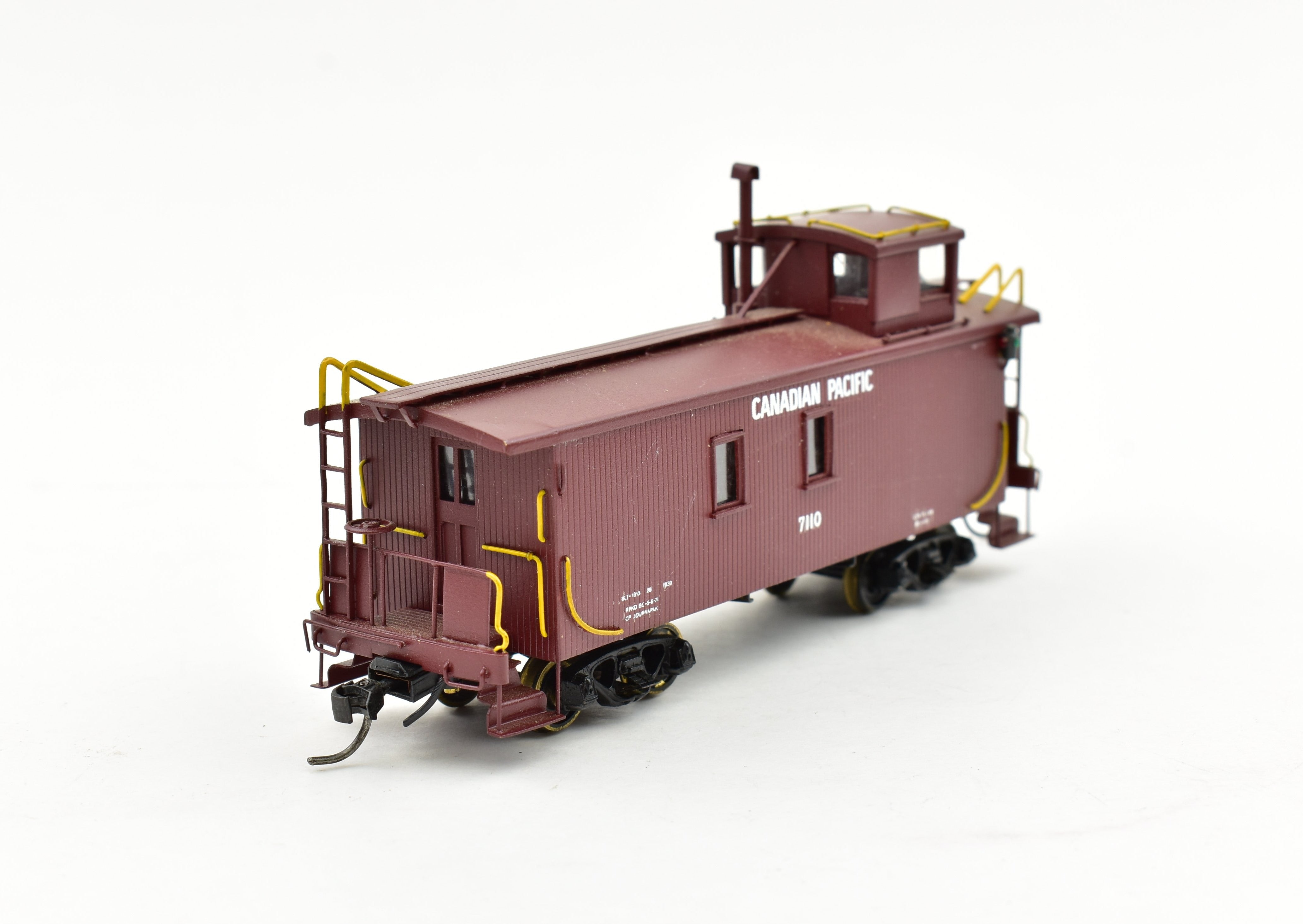 Custom Painted HO Brass Van Hobbies Canadian Pacific Railway Caboose