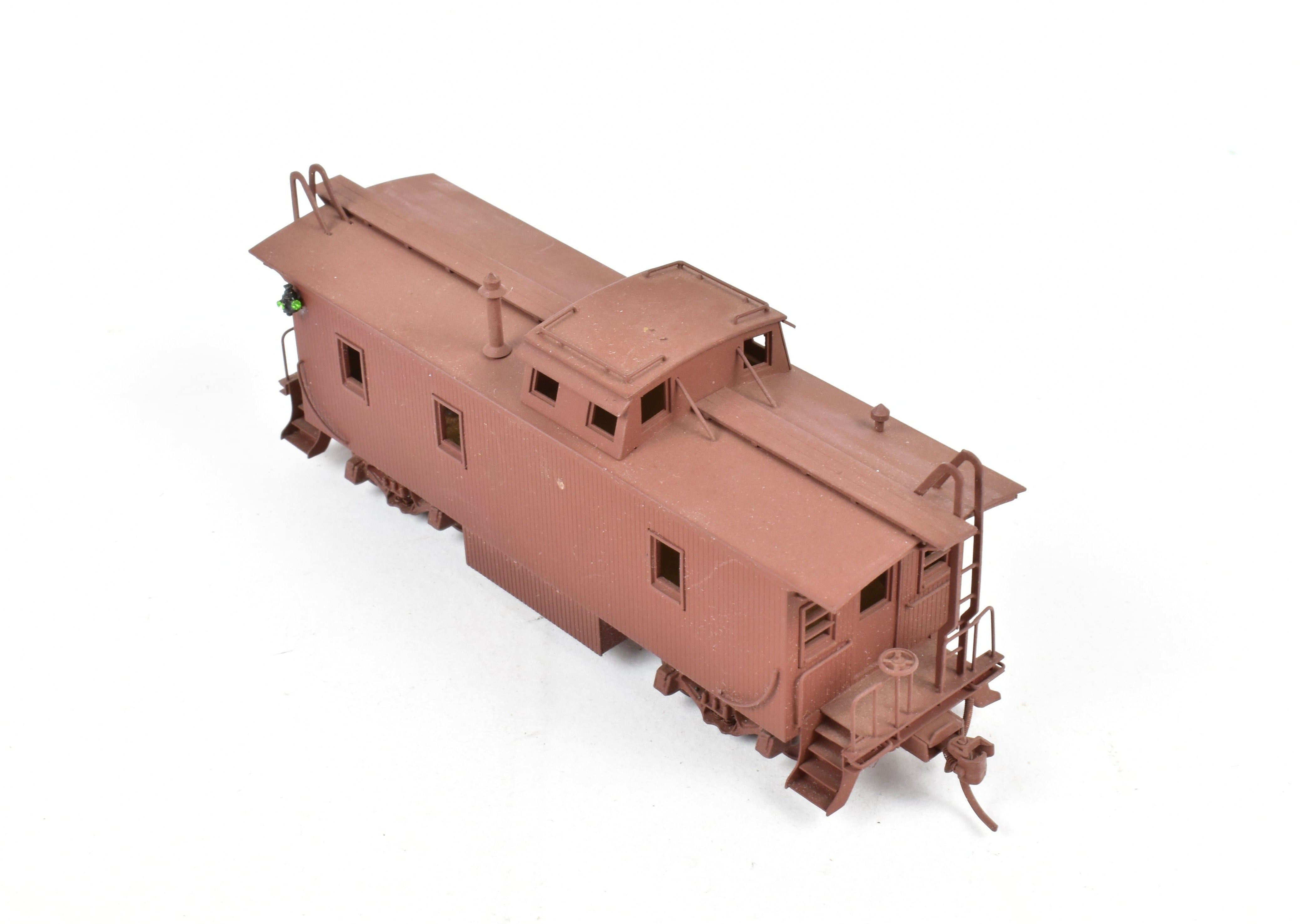 HO Brass Trains Inc. Union Pacific CA-1 Unlettered Painted Wood Caboose, No Box