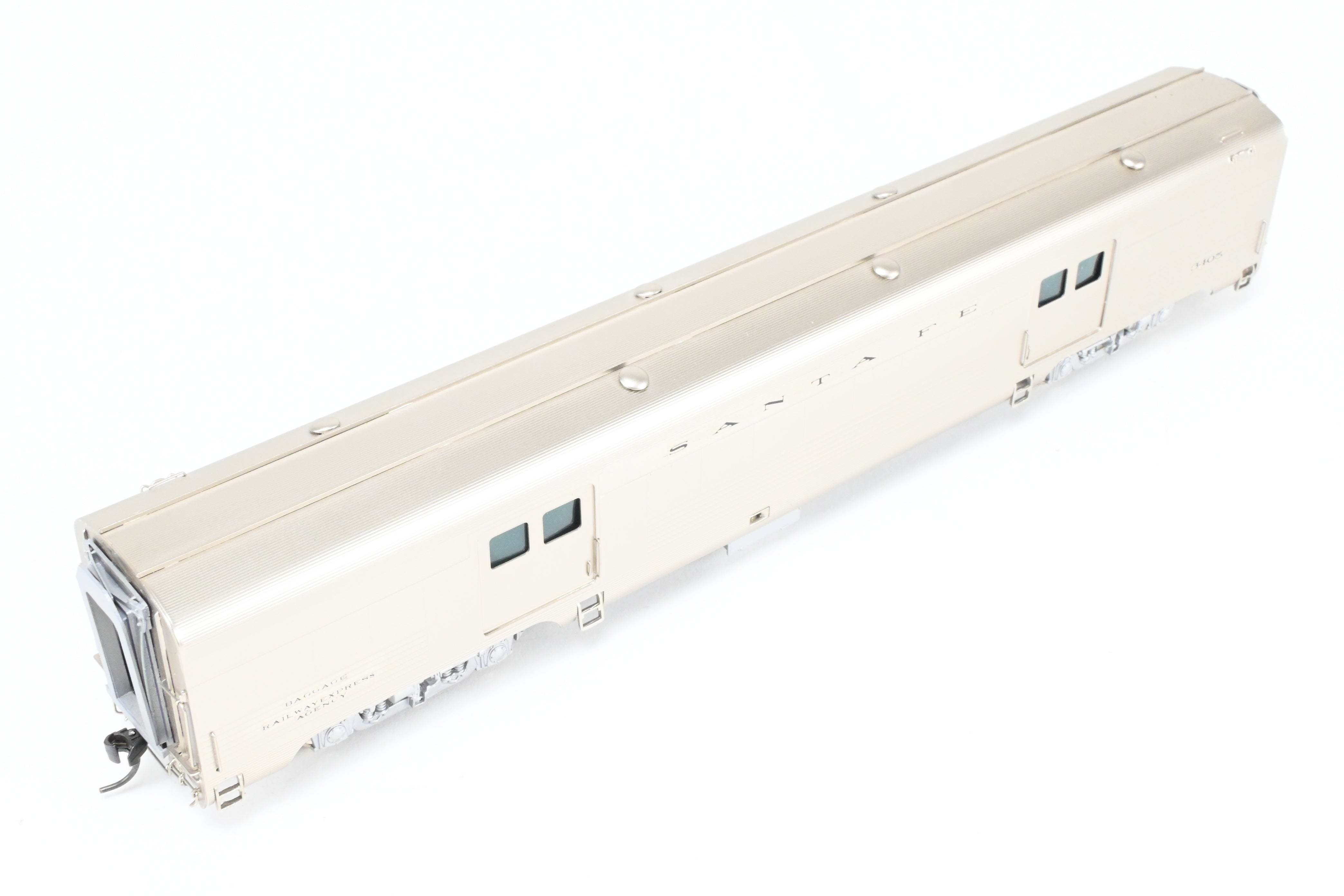 HO Scale Brass W&R Enterprises ATSF - Santa Fe Baggage - Mail Car Models Ranging from No's 3404 to 3408, Specifically Finished as No. 3405