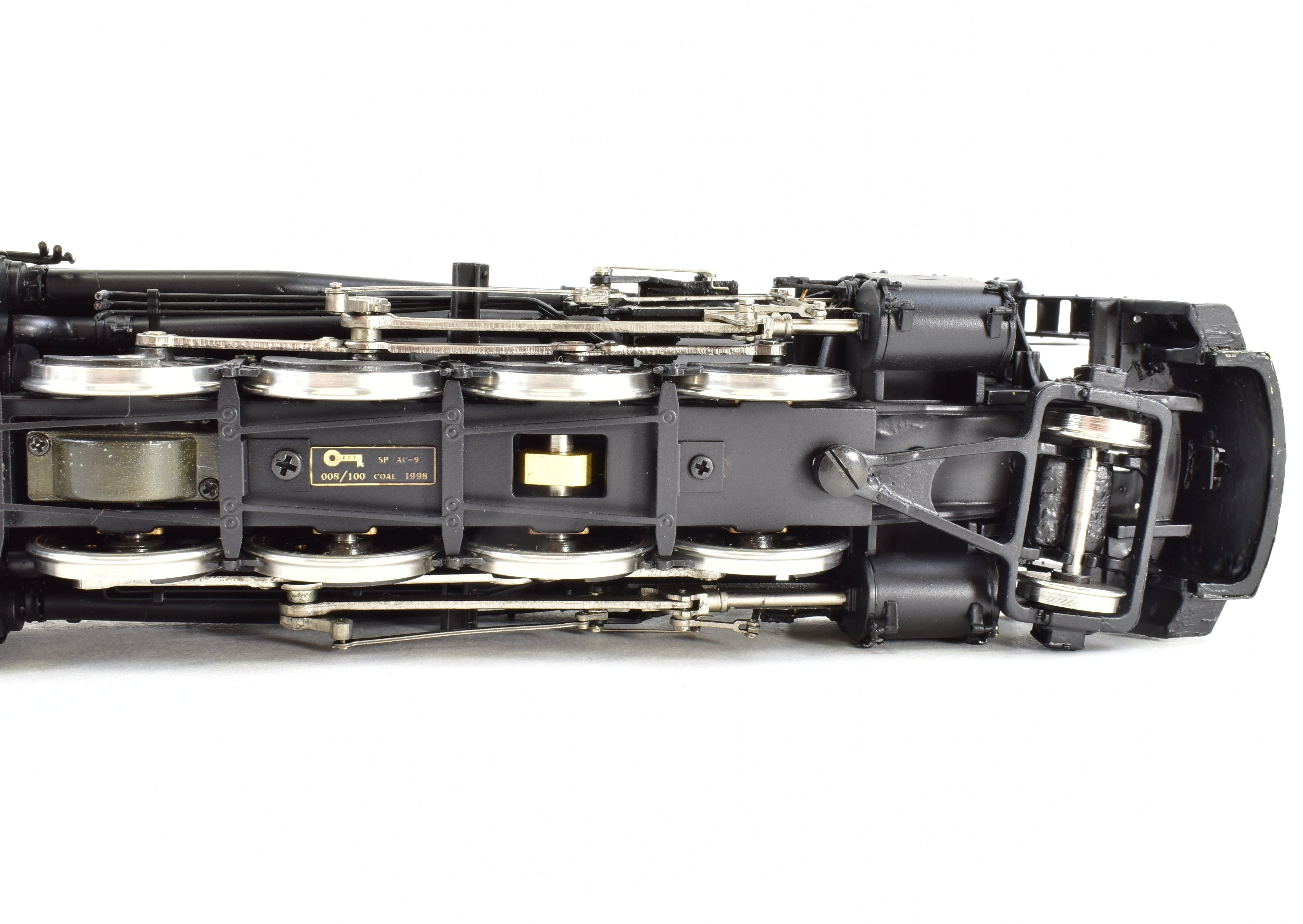 HO Scale Brass Model Train CON Key Imports SP - Southern Pacific Class AC - 9 2 - 8 - 8 - 4 Coal - Fired Passenger Locomotive #3800
